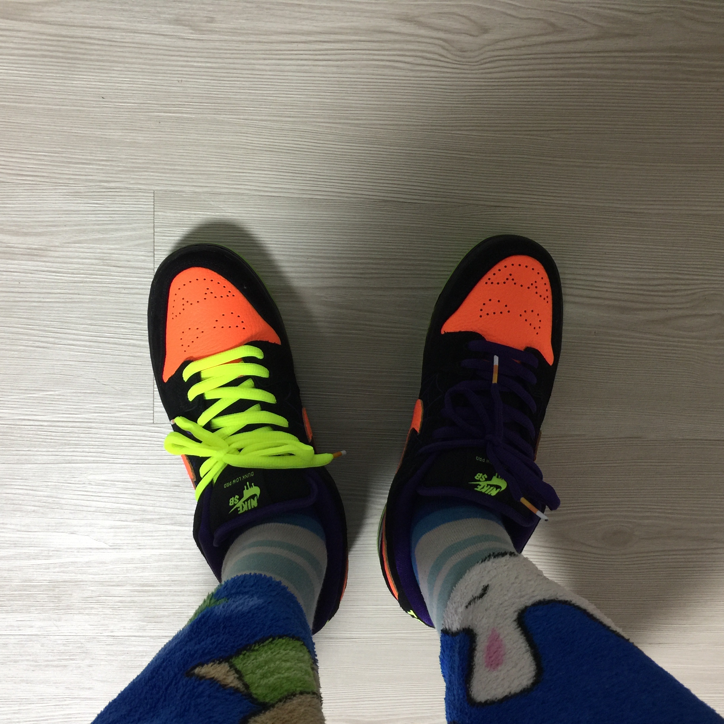 Nike SB Dunk Low Pro Night of Mischief Halloween 착용 스타일 - 2