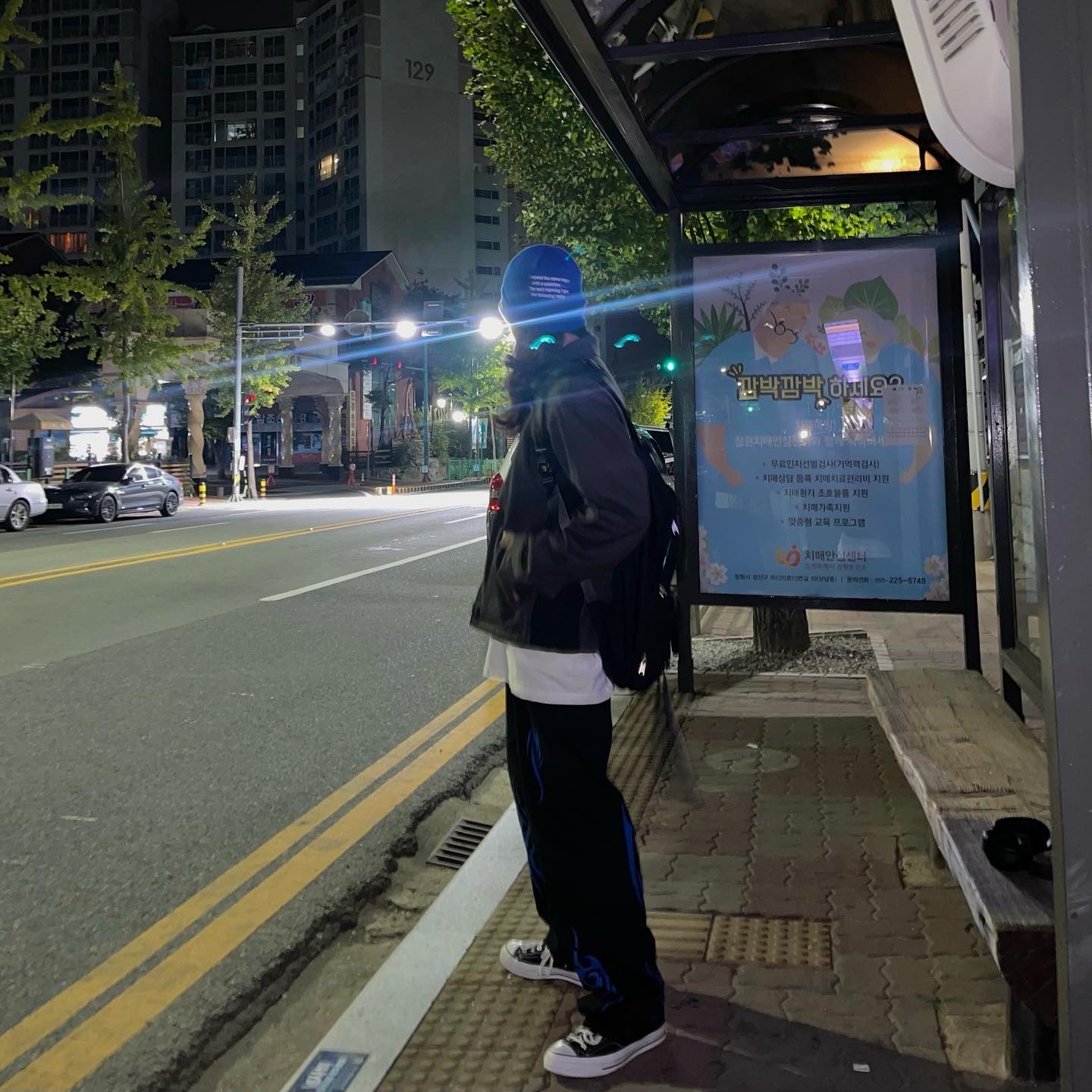Converse x Stussy Chuck 70 High Black 착용 스타일 - 4