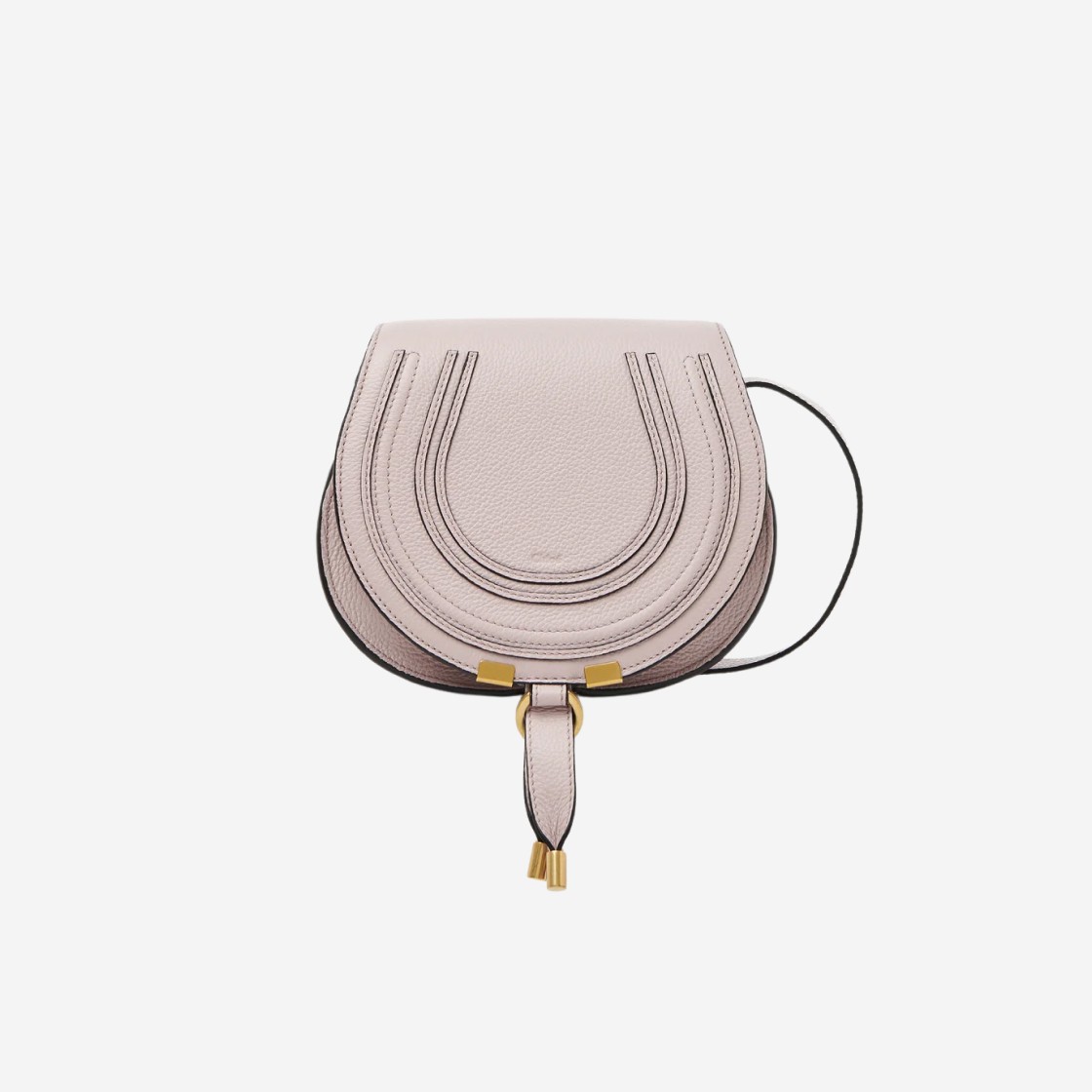 Chloe Marcie Small Saddle Bag Misty Lavender 상세 이미지 1