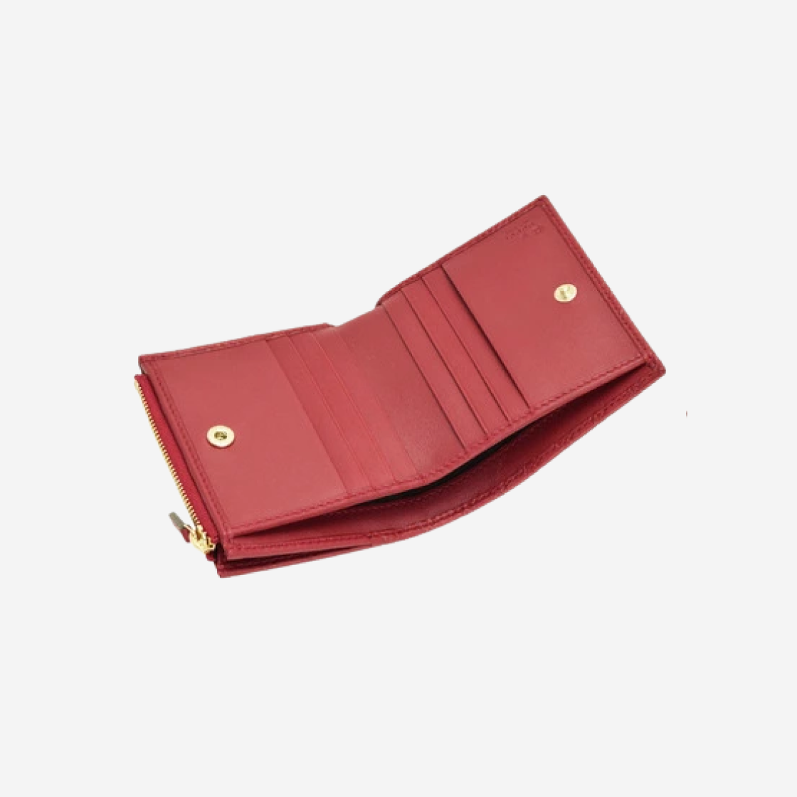 구찌 마이크로 GG 시마 지퍼 지갑 레드(Gucci Micro GG Ssima Zipped Wallet Red) - 3