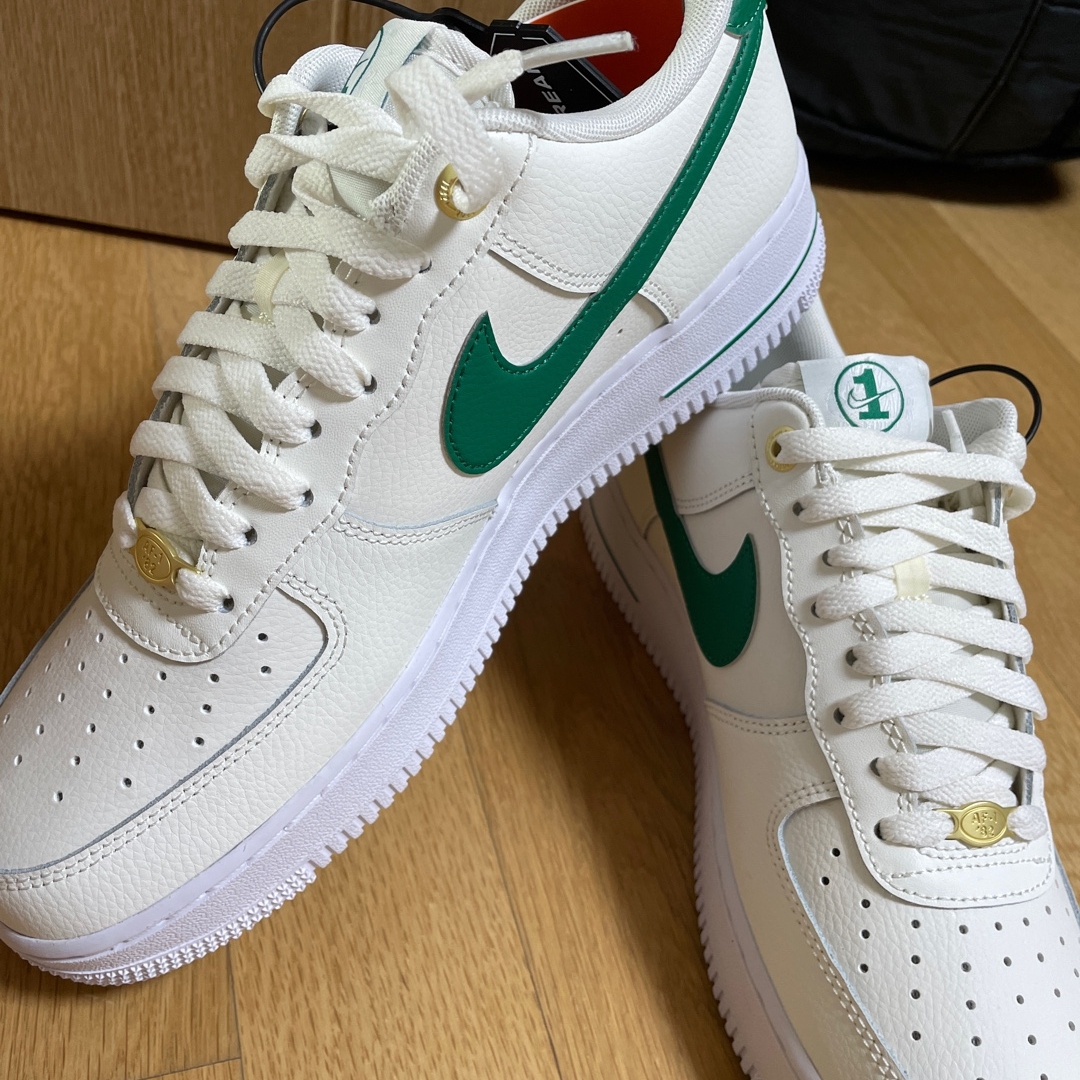 Nike Air Force 1 '07 LV8 40th Anniversary Join Forces Sail Malachite 착용 스타일