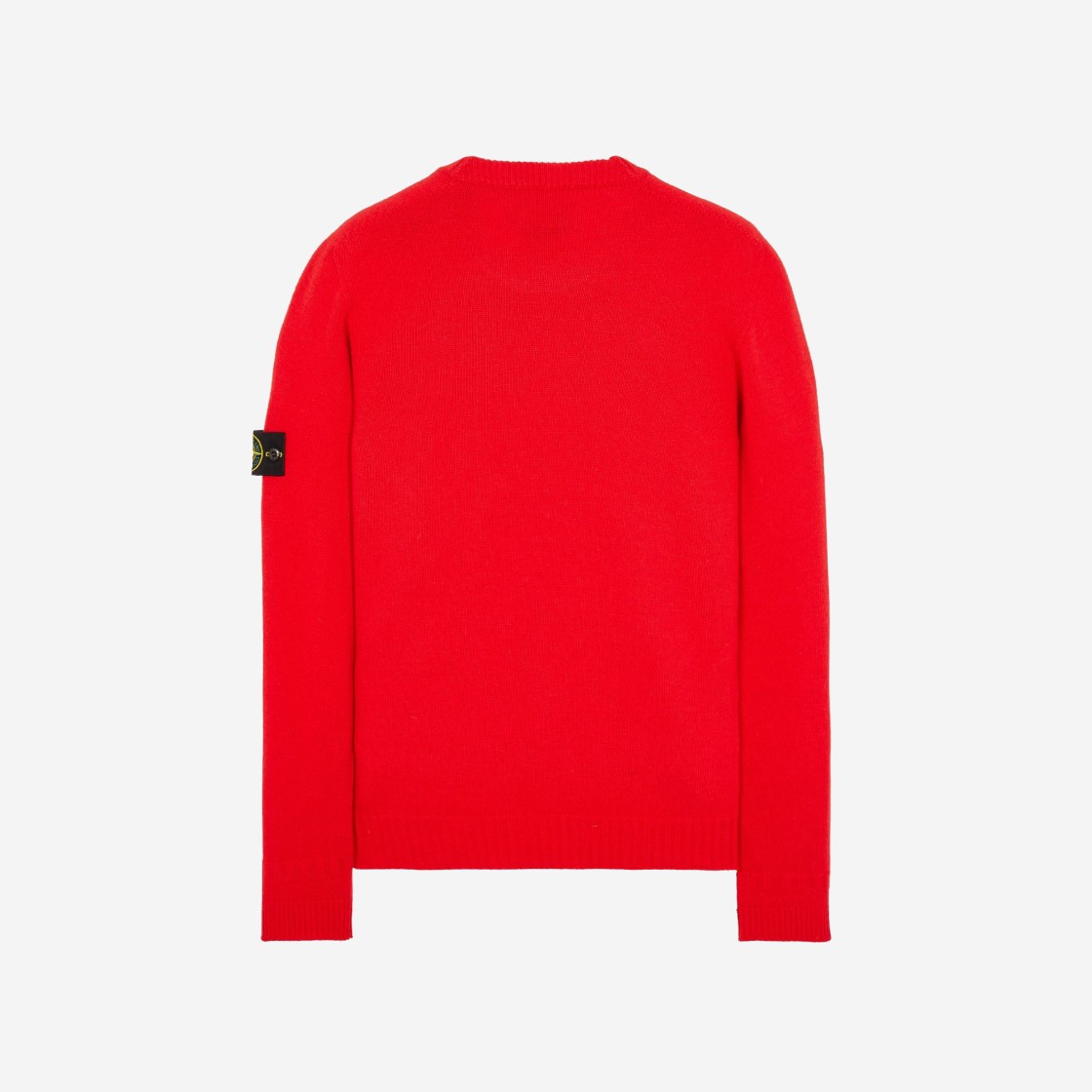 Stone Island 524A3 Lambswool Crewneck Knit Red - 22FW 상세 이미지 2