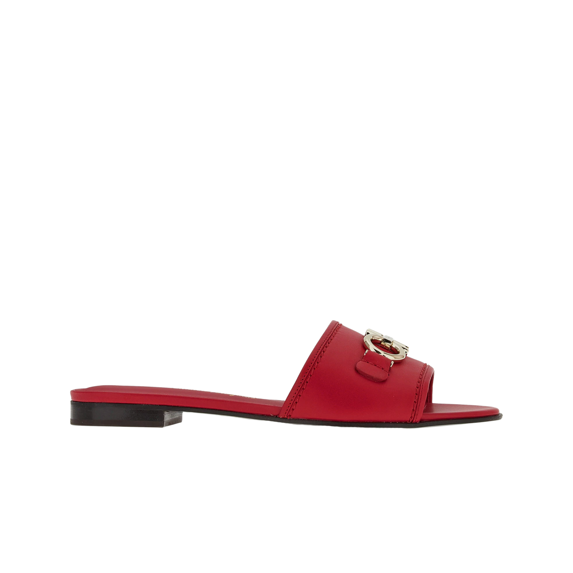(W) 페라가모 간치니 슬라이드 리브스 - C((W) Ferragamo Gancini Slide Ribes - C) - 1