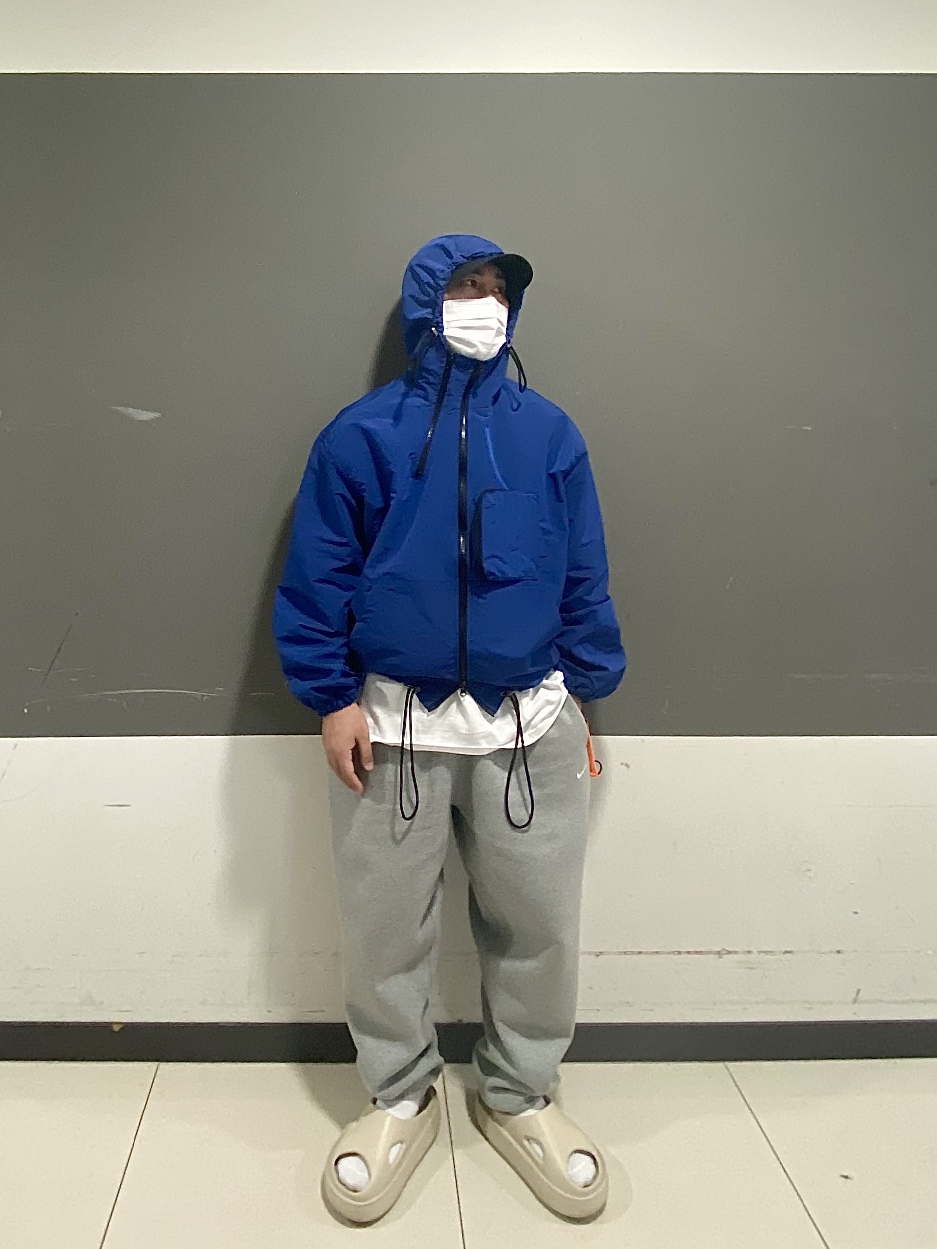 Nike NRG Solo Swoosh Fleece Pants Dark Grey Heather - Asia 착용 스타일 - 1