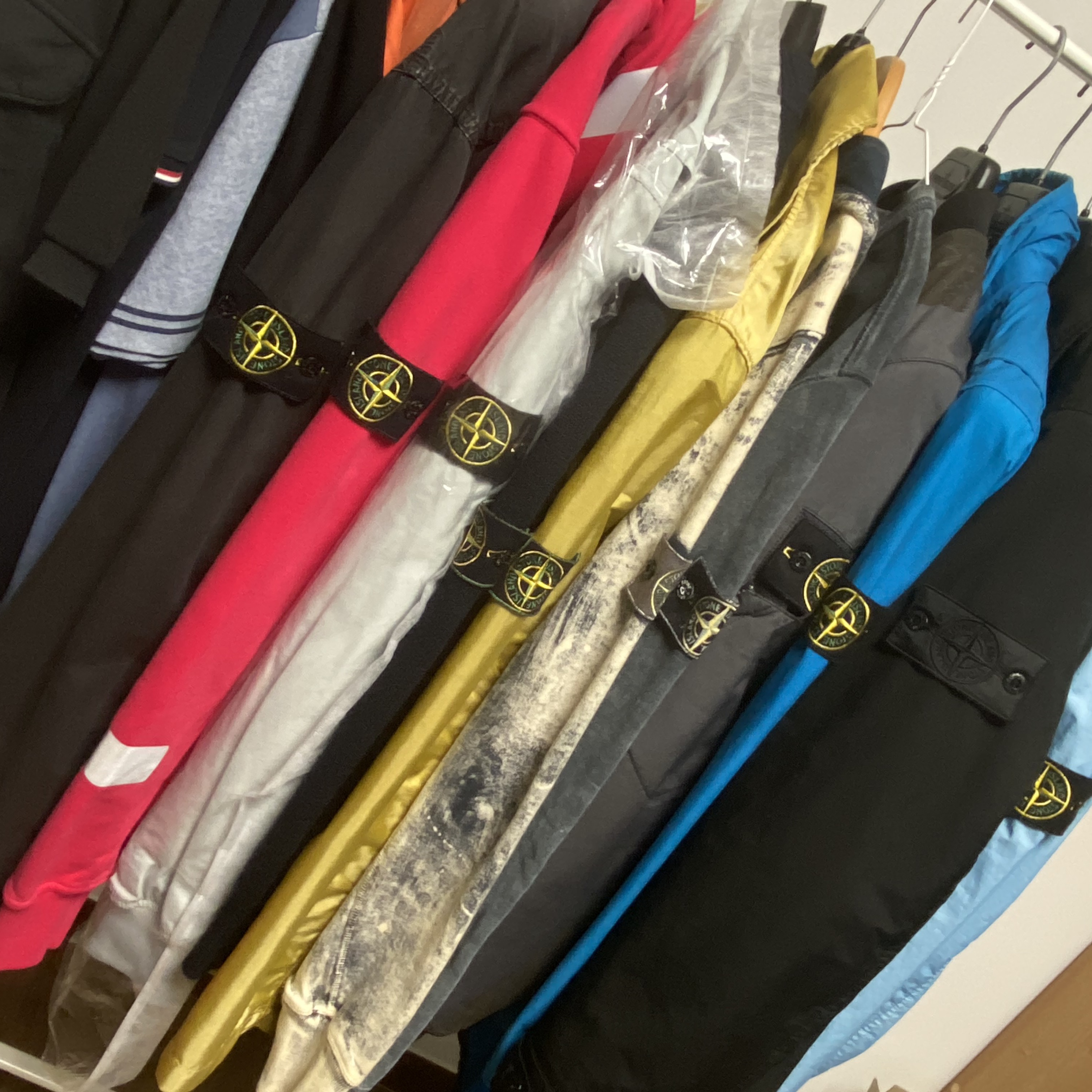 Supreme x Stone Island Reactive Ice Camo Ripstop Jacket Black - 22SS 착용 스타일