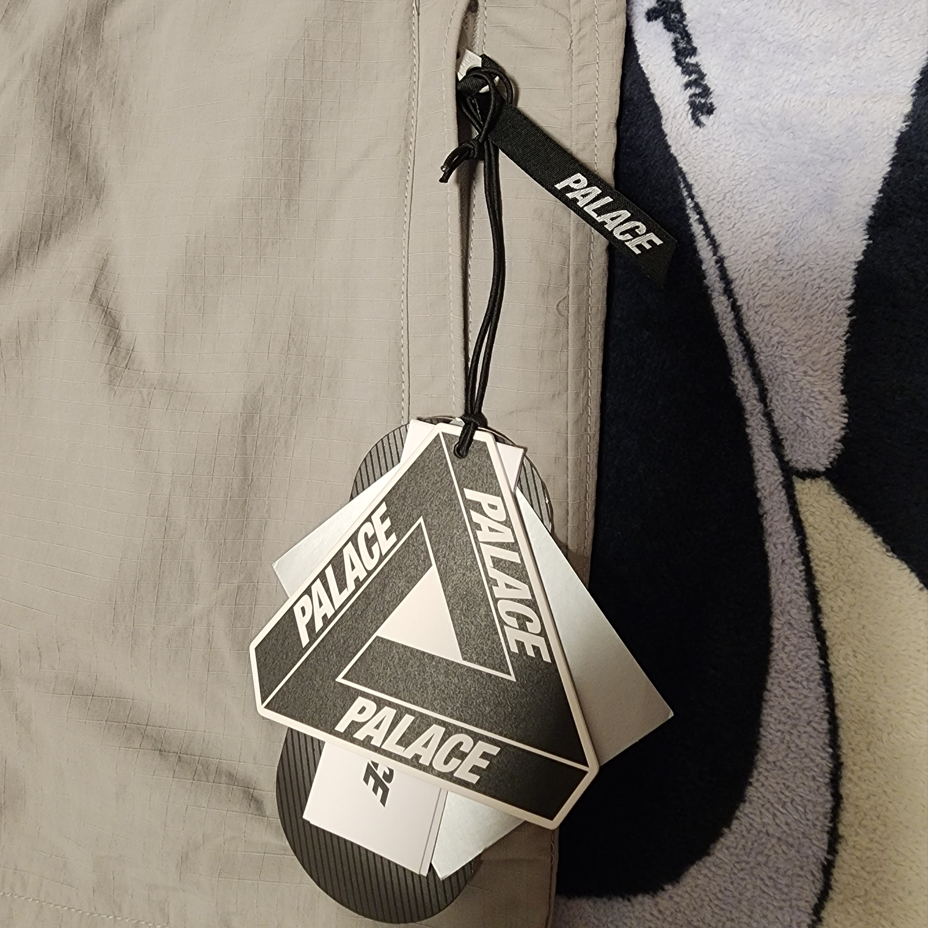 Palace Cordura RS Shell Cargos Grey - 22FW 착용 스타일 - 4