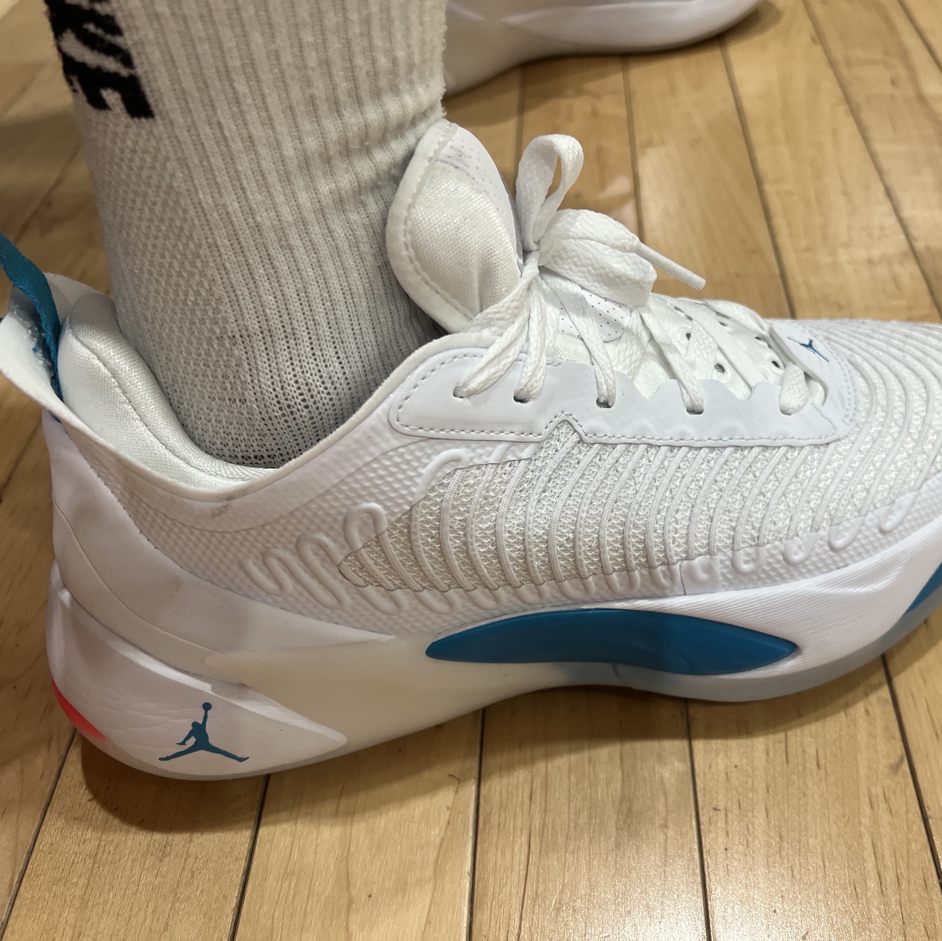 Jordan Luka 1 PF Neo Turquoise 착용 스타일