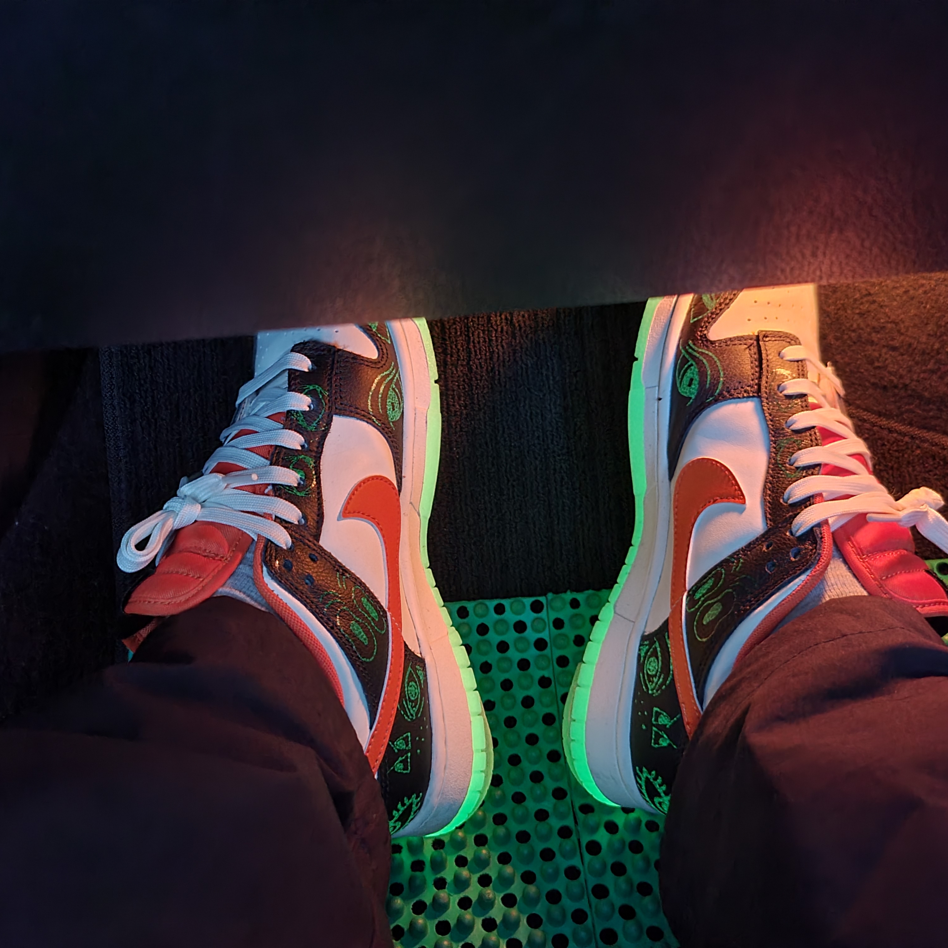 Nike Dunk Low Retro PRM Halloween 착용 스타일