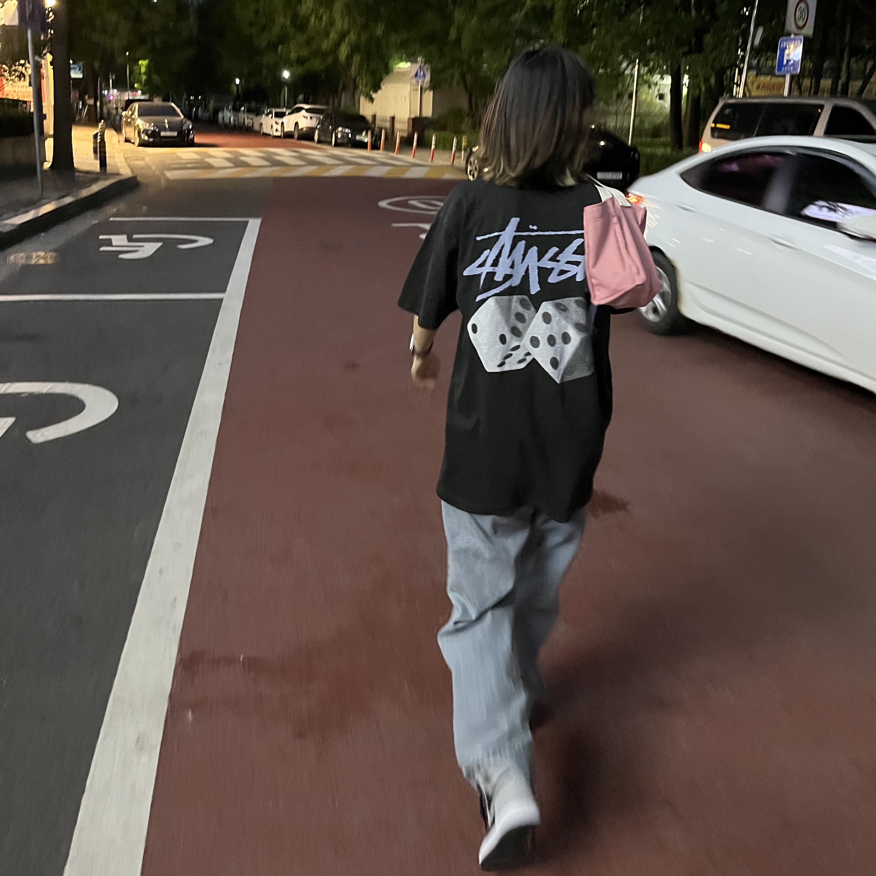 Stussy Roll The Dice Pigment Dyed T-Shirt Black, Jordan 1 Retro High OG Shadow 2.0 착용 스타일