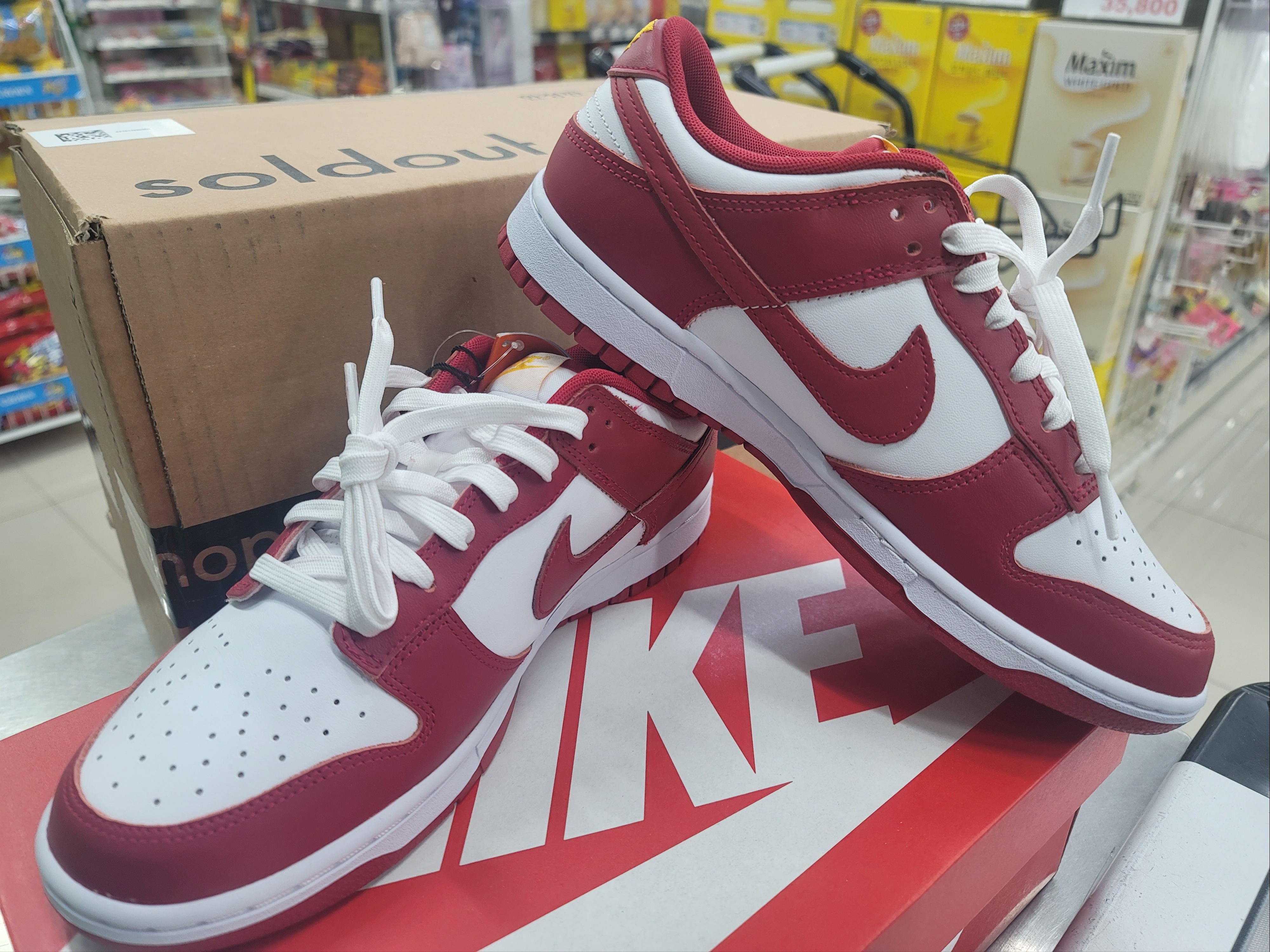 Nike Dunk Low Retro Gym Red 착용 스타일