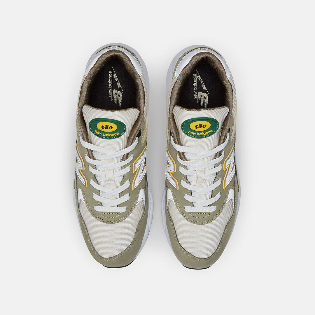New Balance 580 Olive Leaf 착용 스타일 - 4