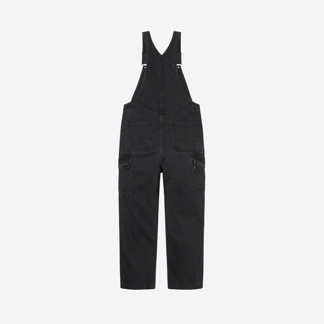 Supreme Cargo Denim Overalls Black - 22FW 상세 이미지 2