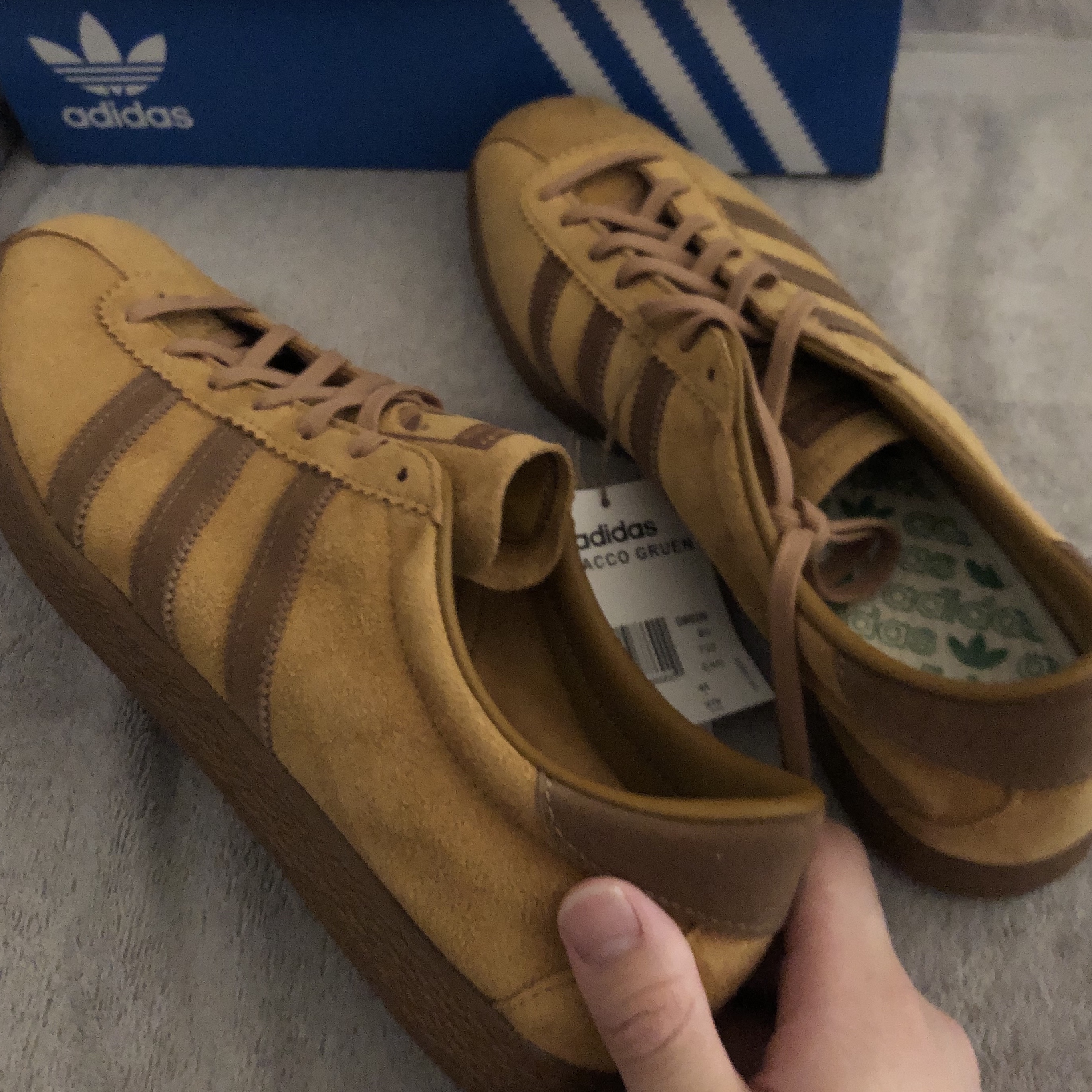 Adidas Tobacco Gruen Mesa Brown Desert 착용 스타일 - 2