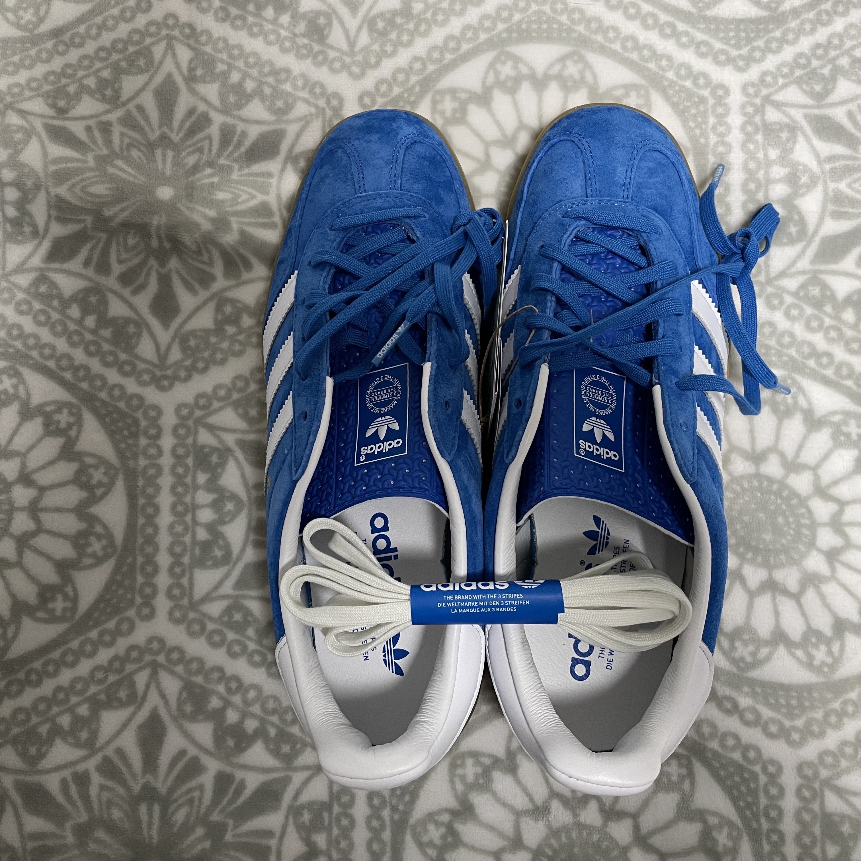 Adidas Gazelle Indoor Blue Bird 착용 스타일 - 3