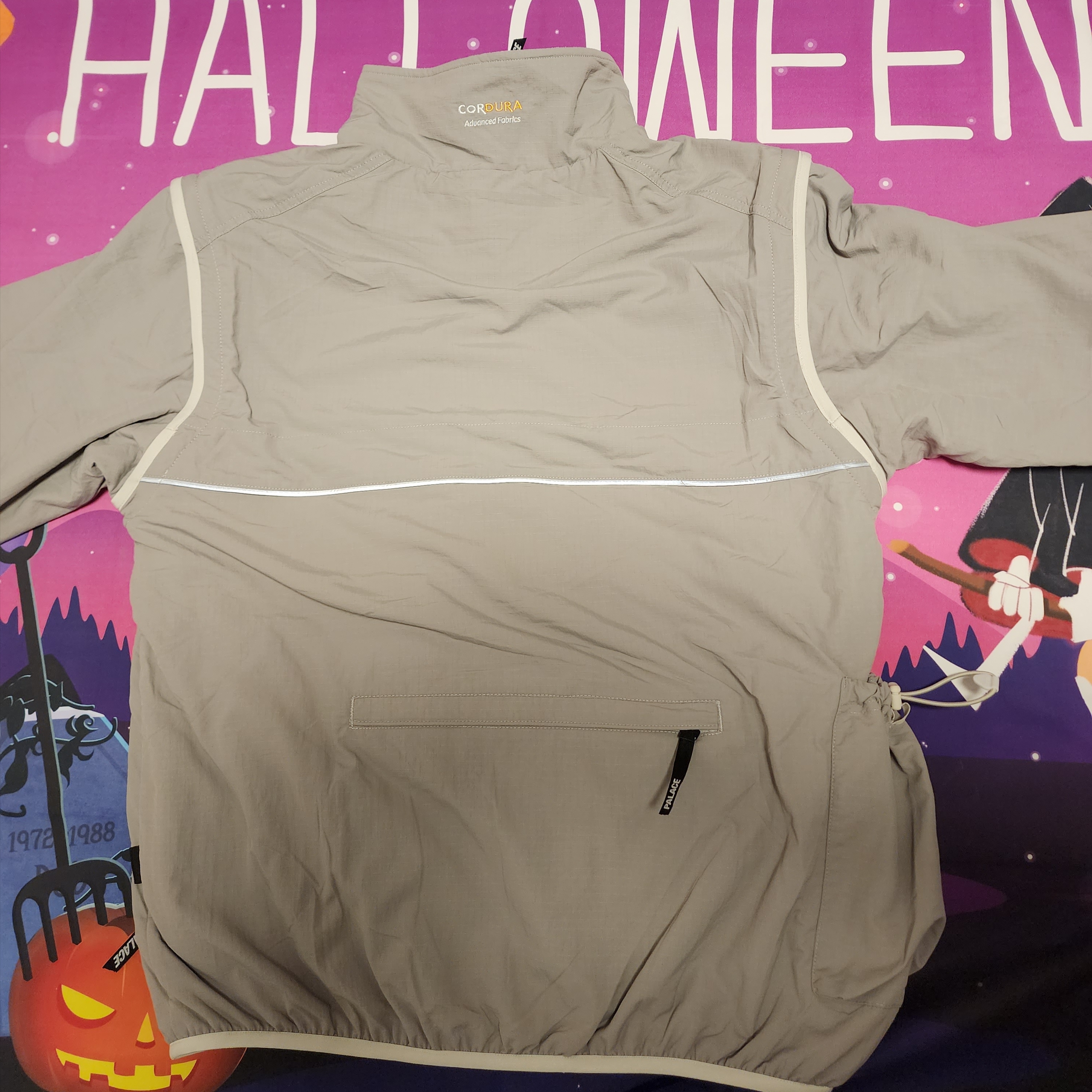 Palace Cordura RS Zip Off Jacket Grey - 22FW 착용 스타일 - 2