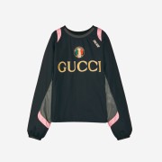 Palace x Gucci Nylon Track Jacket with Patches Black - 22FW