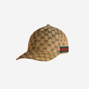 Palace x Gucci GG-P Canvas Baseball Hat Beige - 22FW