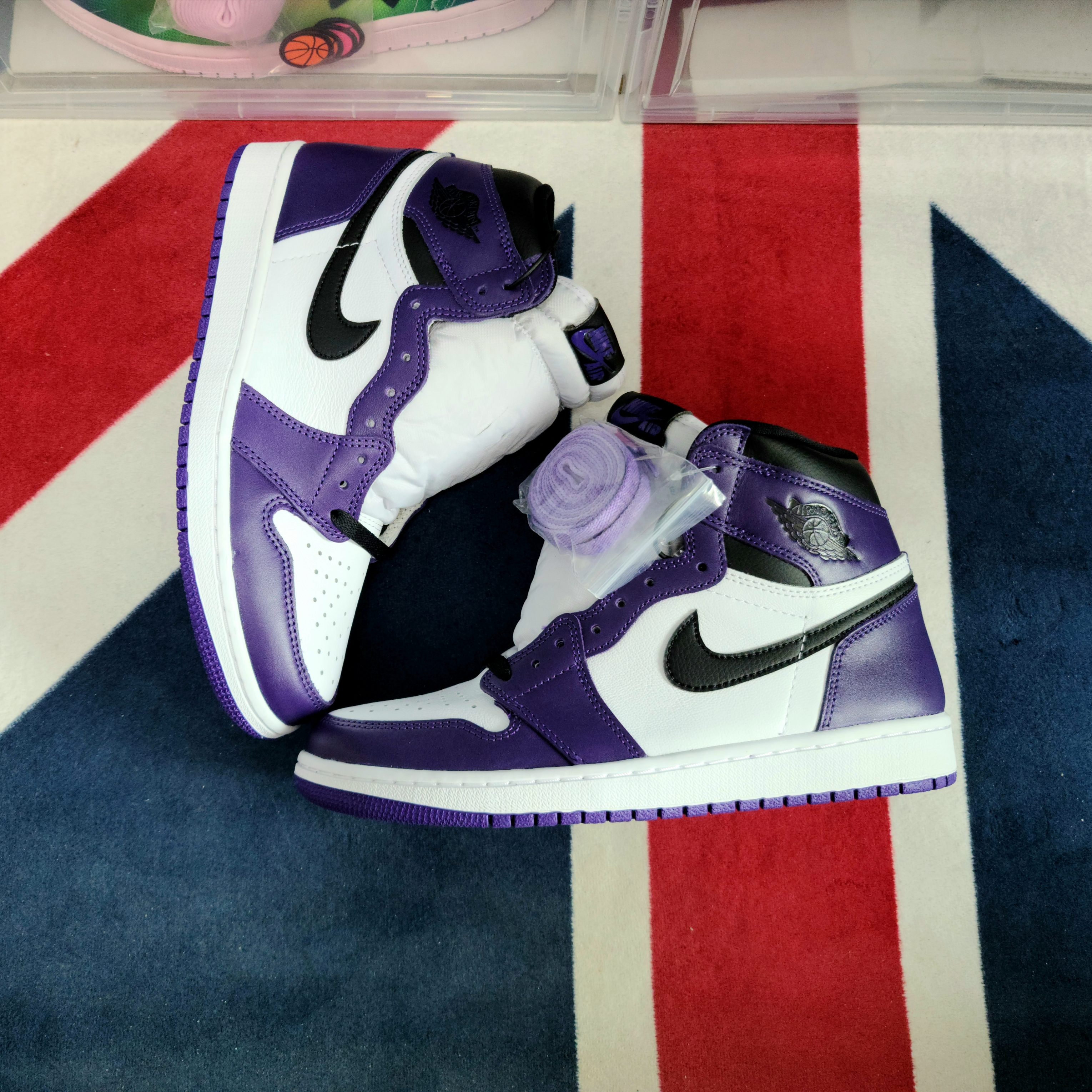 Jordan 1 Retro High OG Court Purple 2020 착용 스타일 - 1