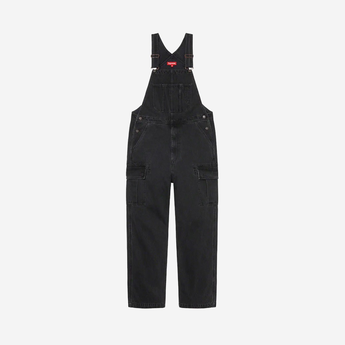 Supreme Cargo Denim Overalls Black - 22FW 상세 이미지 1