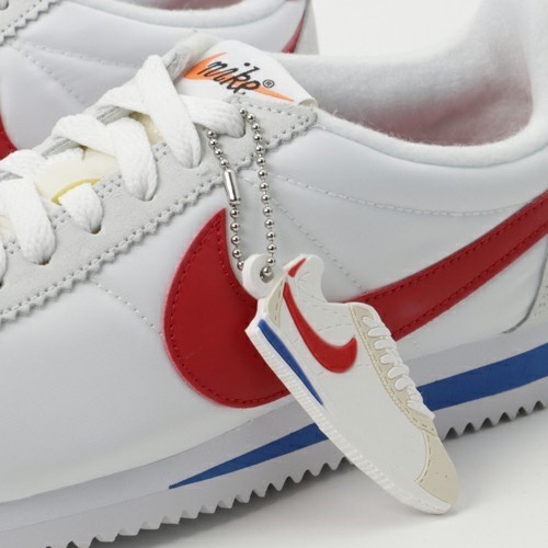 Nike Classic Cortez Nylon Premium Qs White Varsity Red 착용 스타일 - 3
