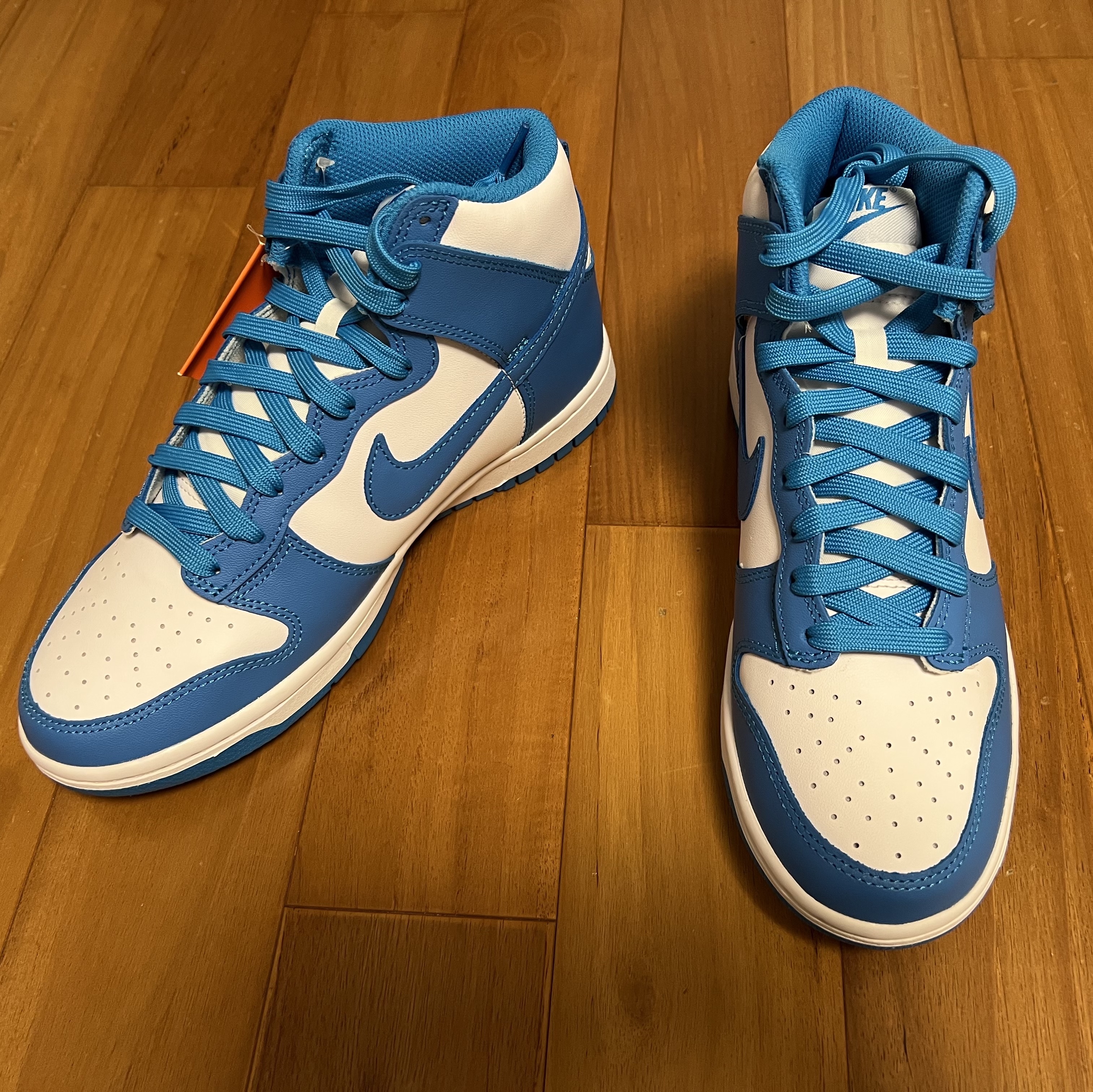Nike Dunk High Retro Championship Blue 착용 스타일