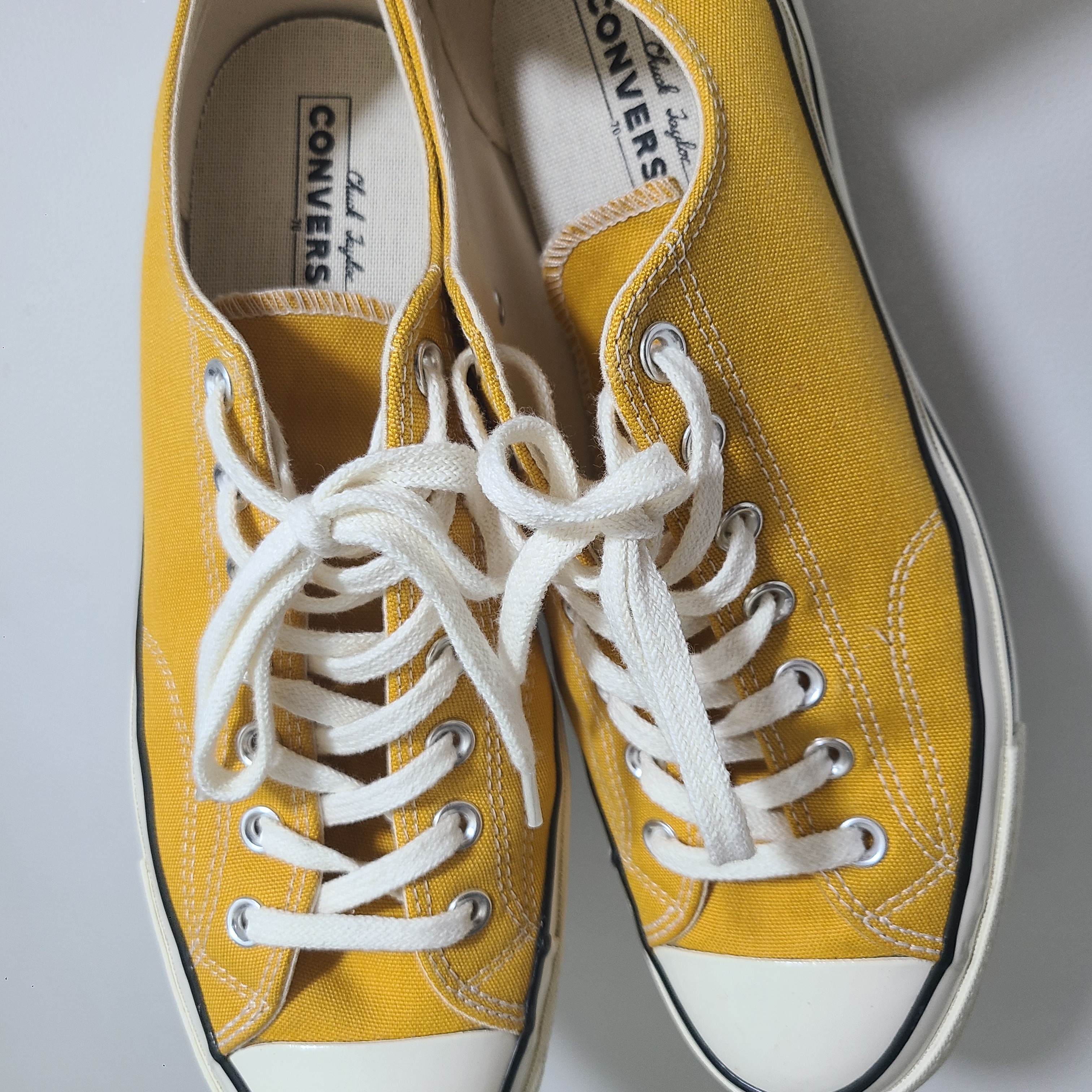 Converse Chuck 70 Ox Vintage Canvas Sunflower 착용 스타일
