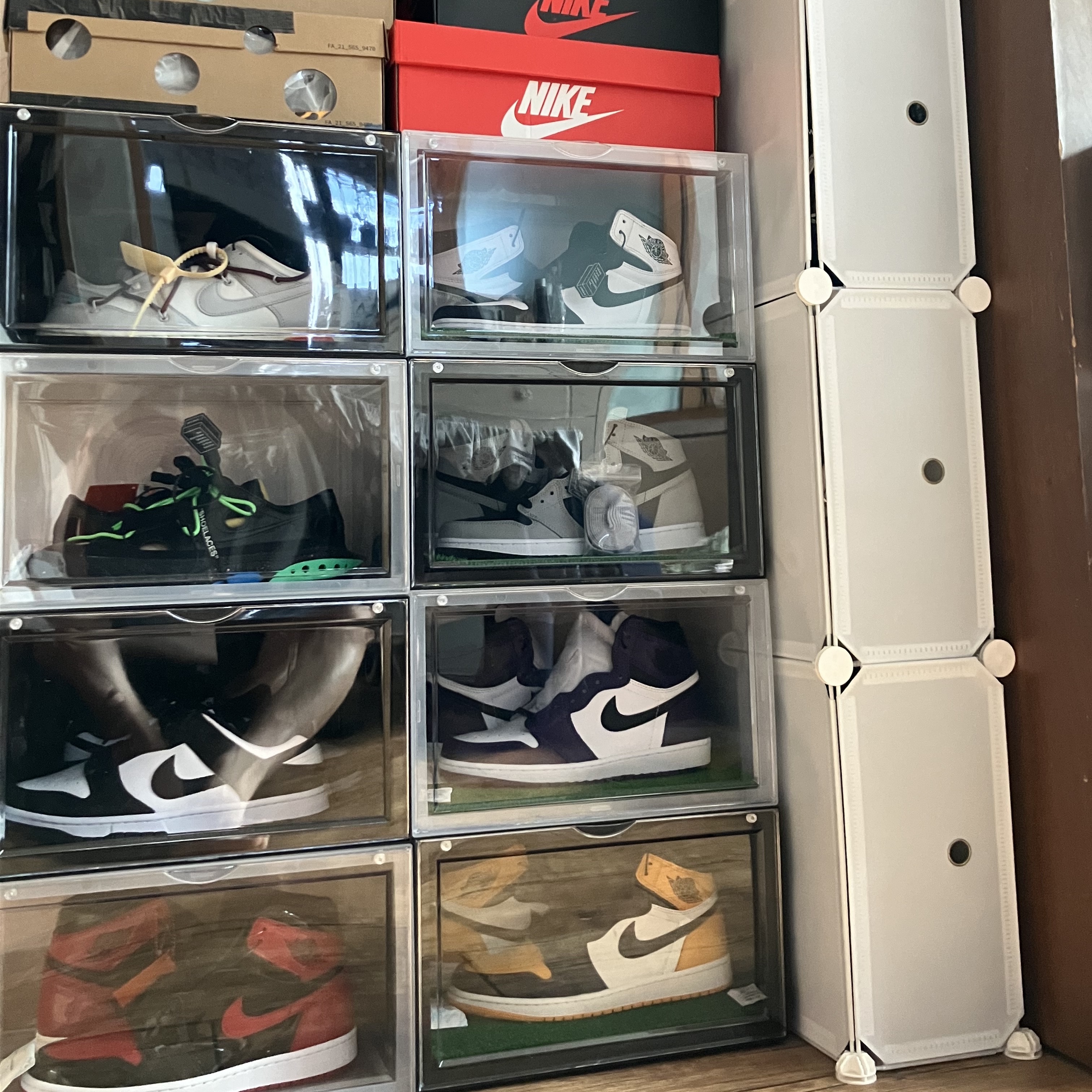 Jordan 1 Retro High OG Court Purple 2020, Jordan 1 Retro High OG Shadow 2.0 μ°©μ© μ€νμΌ - 1