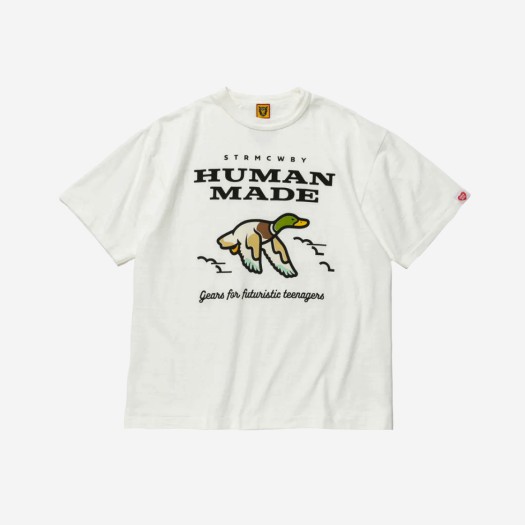 휴먼 메이드 그래픽 티셔츠 #14 화이트