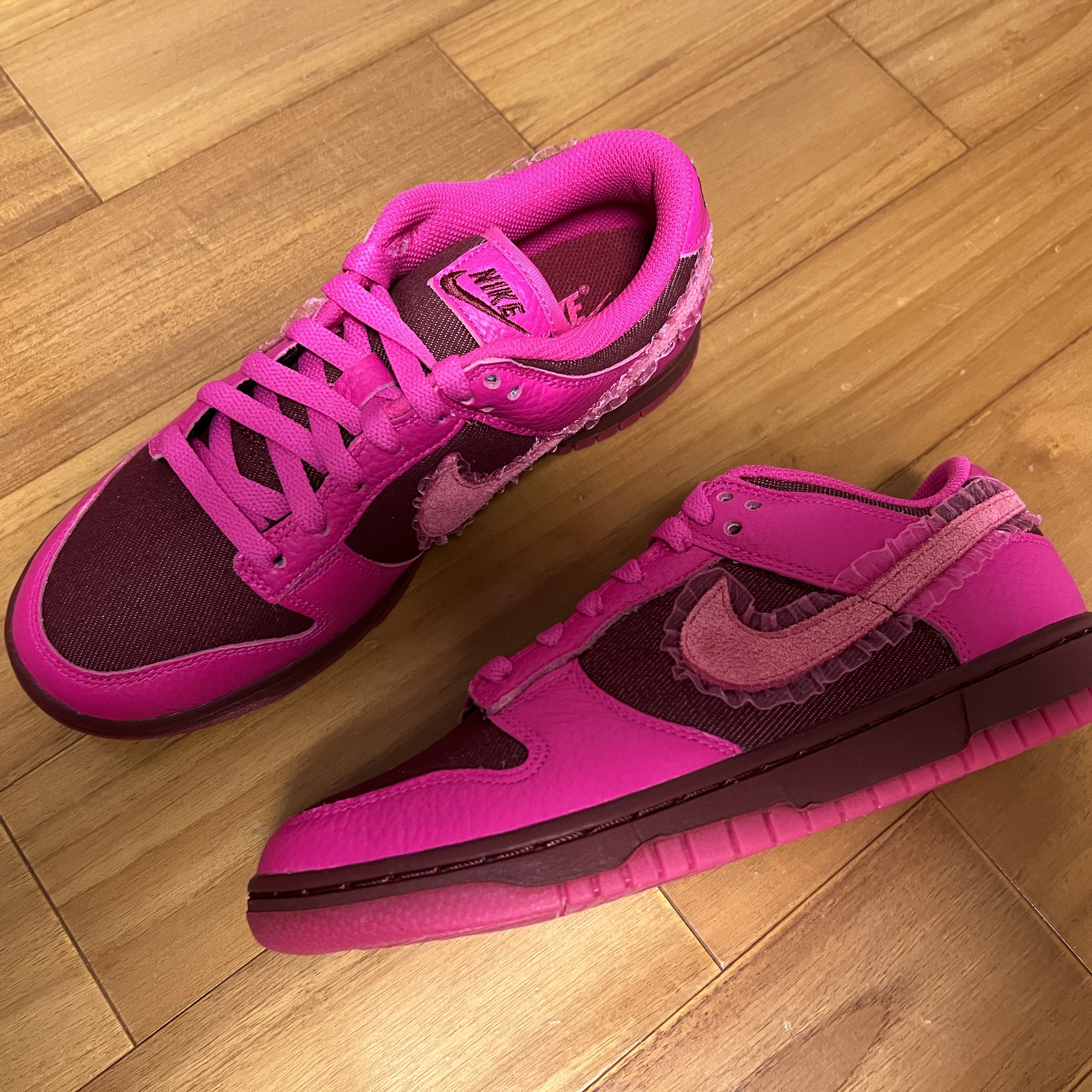 (W) Nike Dunk Low Prime Pink 착용 스타일