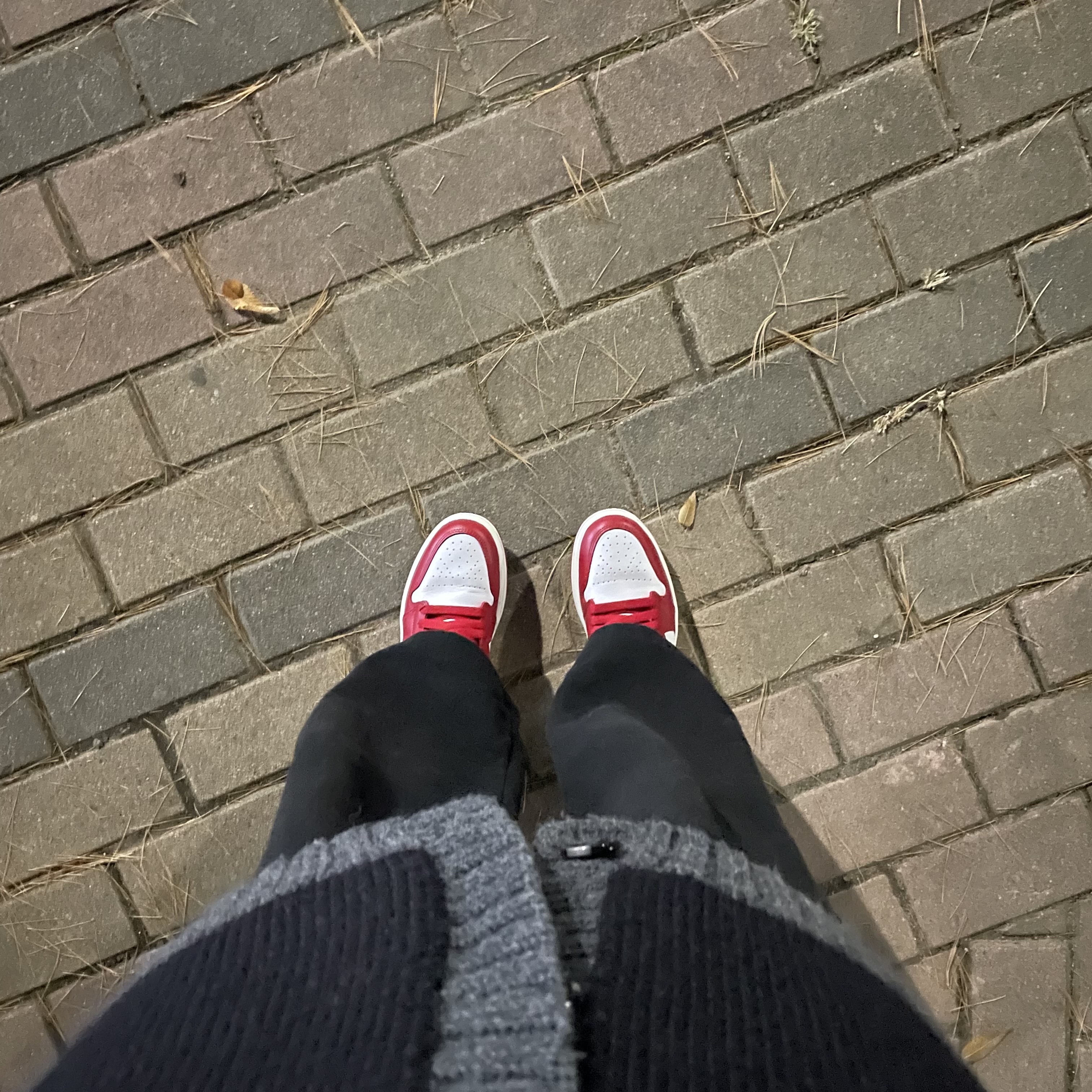 (W) Jordan 1 Low White Gym Red 착용 스타일