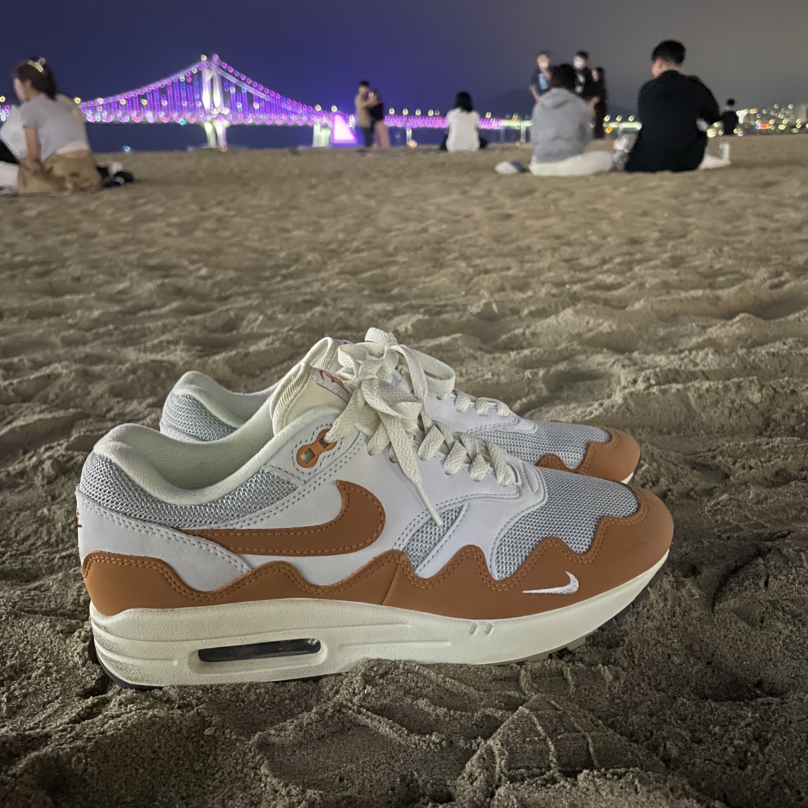 Nike x Patta Air Max 1 Monarch 착용 스타일