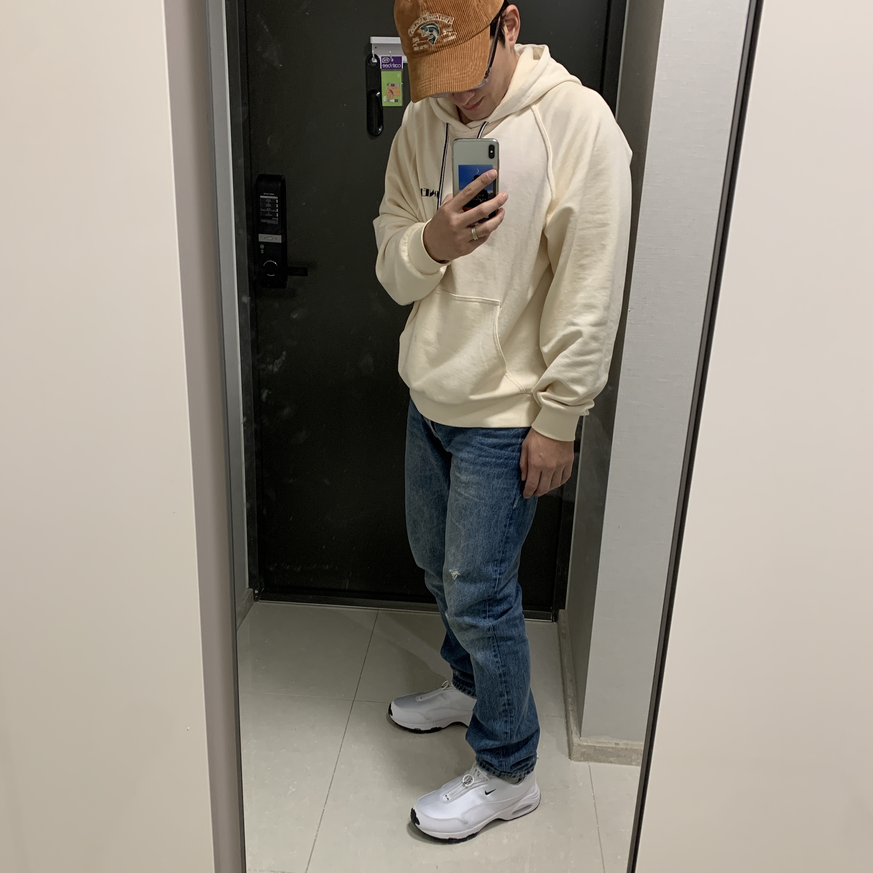 Nike x Comme des Garcons Homme Plus Air Max Sunder SP White 착용 스타일 - 2