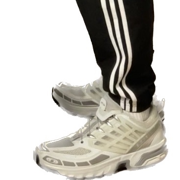 Salomon XT-6 Clear Safari Vanila Ice, Salomon ACS Pro ADV Metal Frost Grey 착용 스타일 - 3