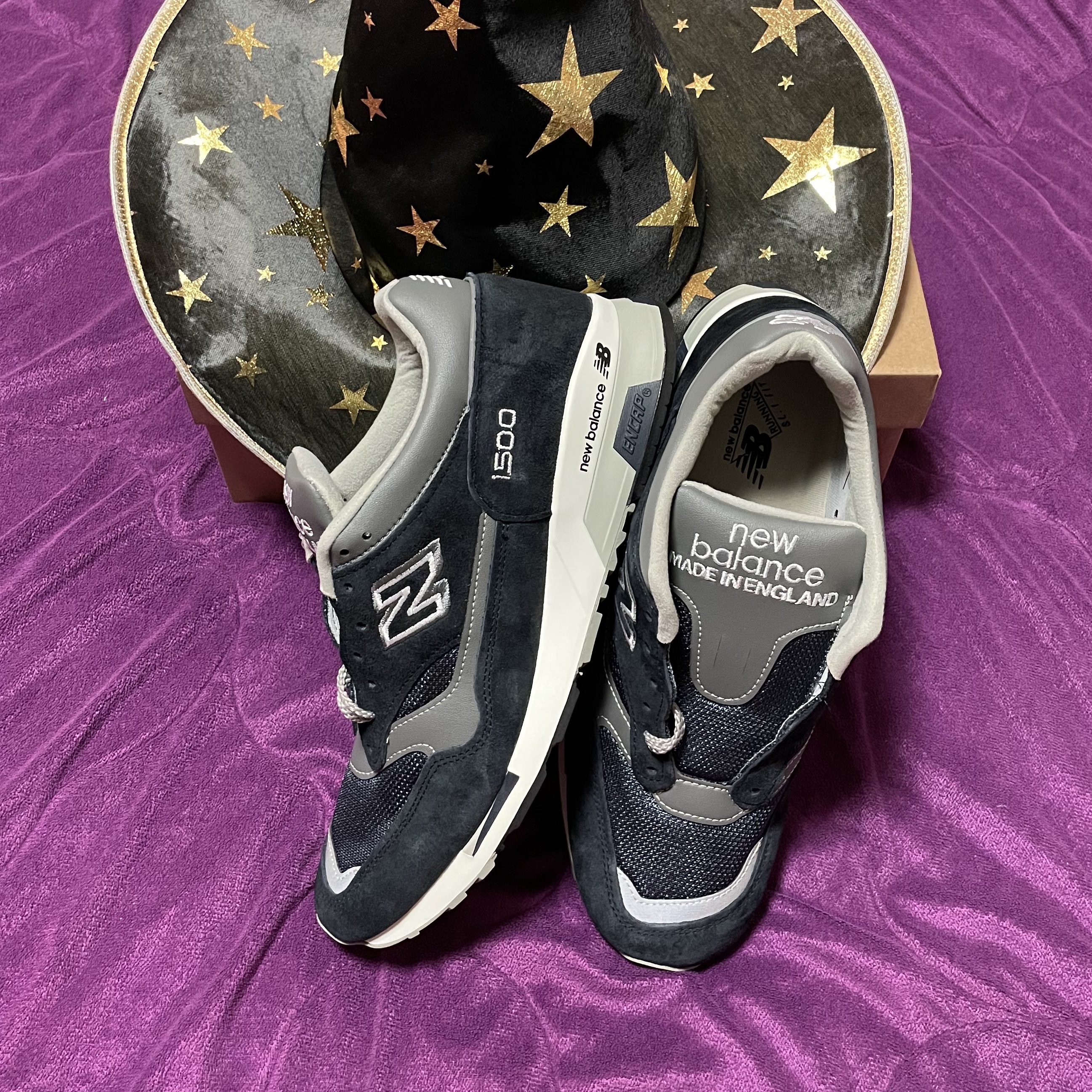 New Balance 1500 Made in UK Navy 착용 스타일 - 2