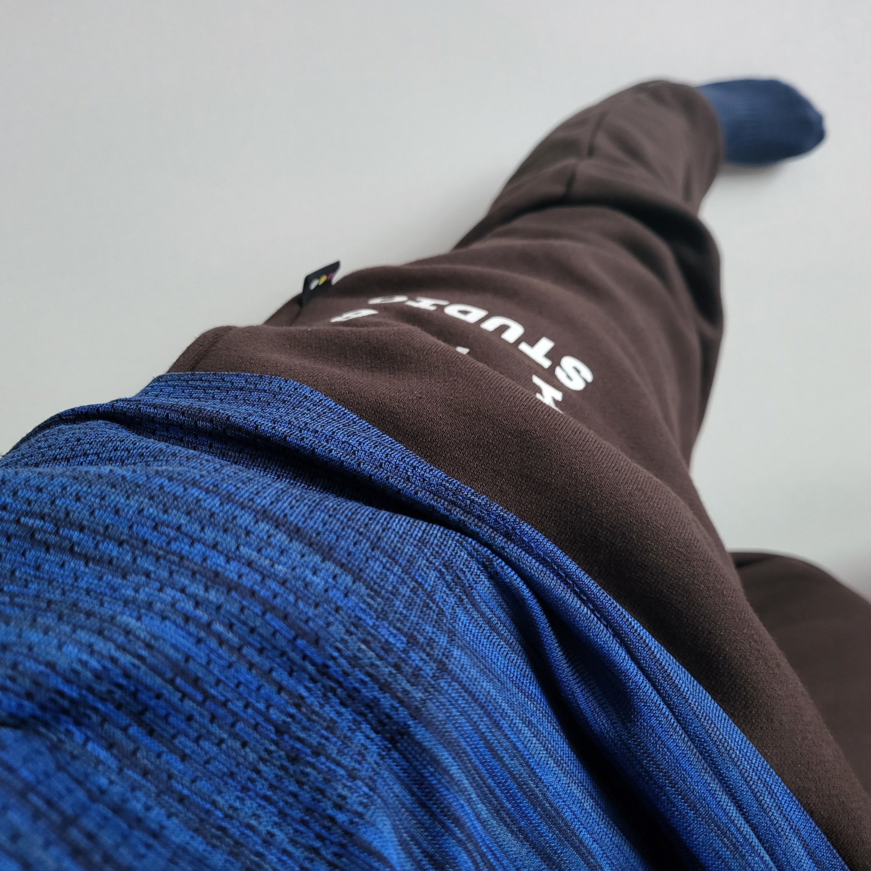 IAB Studio Sweatpants Brown 착용 스타일 - 1