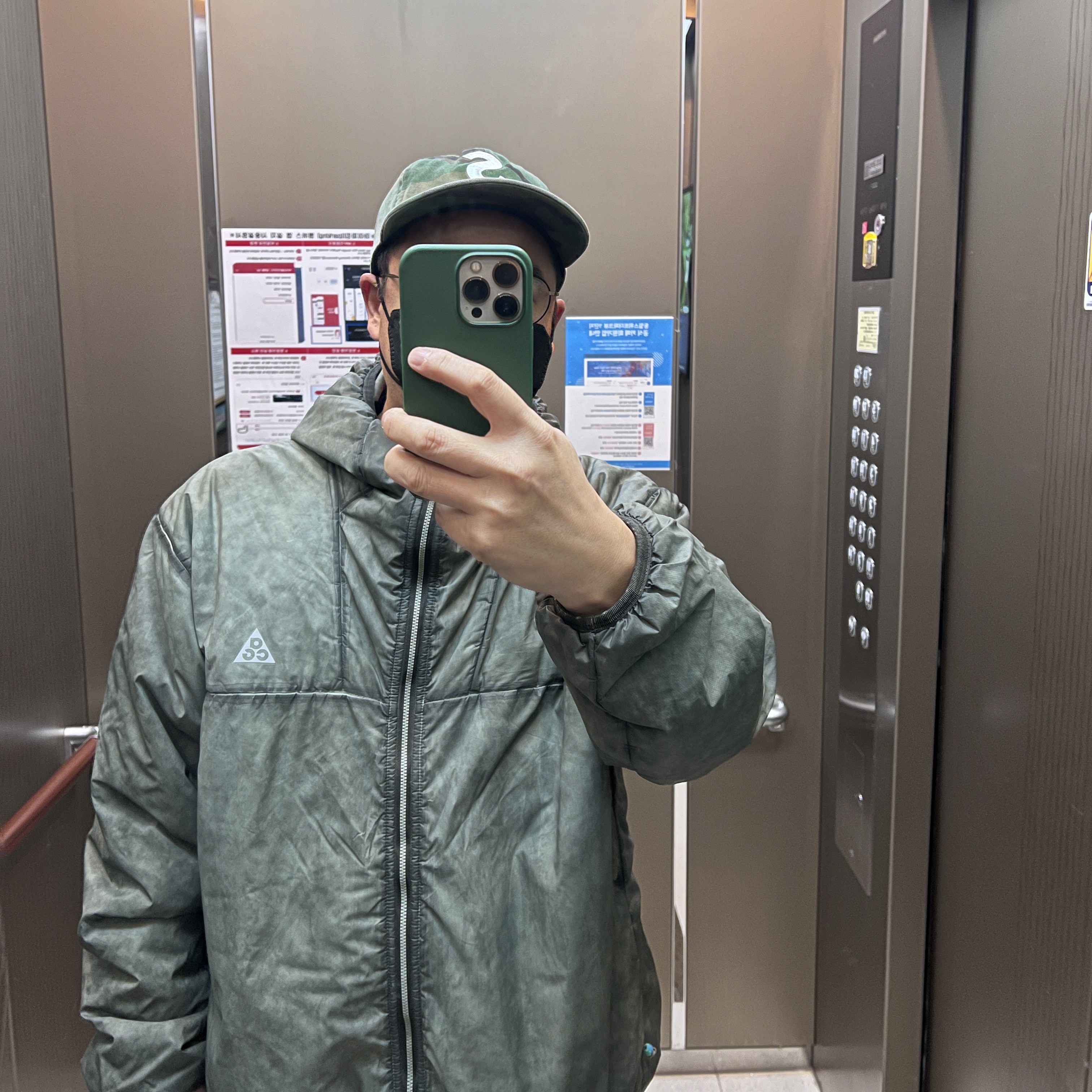 Nike NRG ACG Therma-Fit ADV Rope De Dope Light Army - Asia 착용 스타일