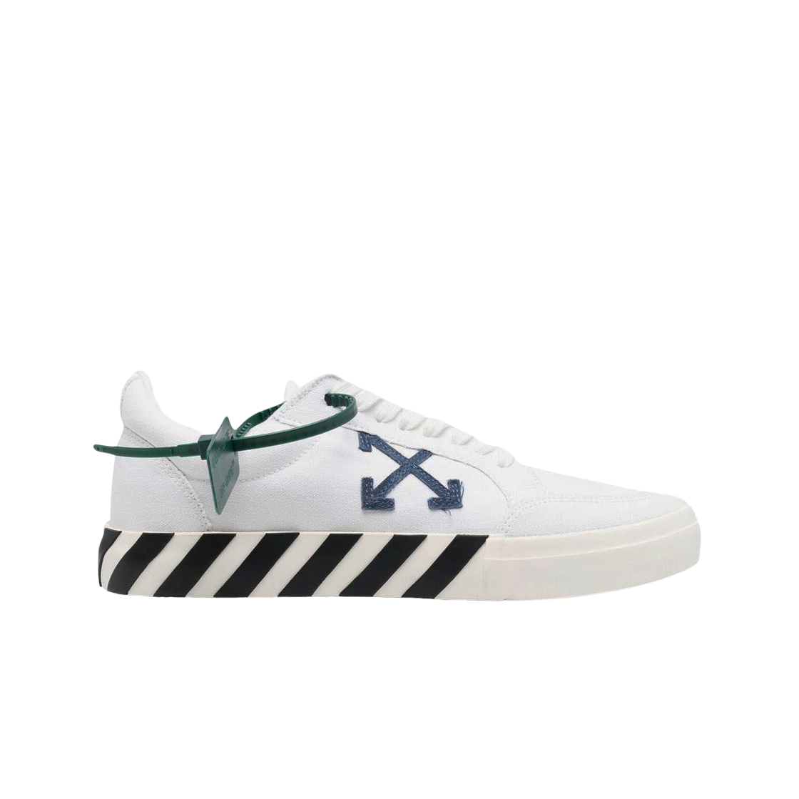 오프화이트 애로우 로우 벌크 스니커즈 화이트 블루 - 22FW(Off-White Arrow Low Vulcanized Sneakers White Blue - 22FW) - 1