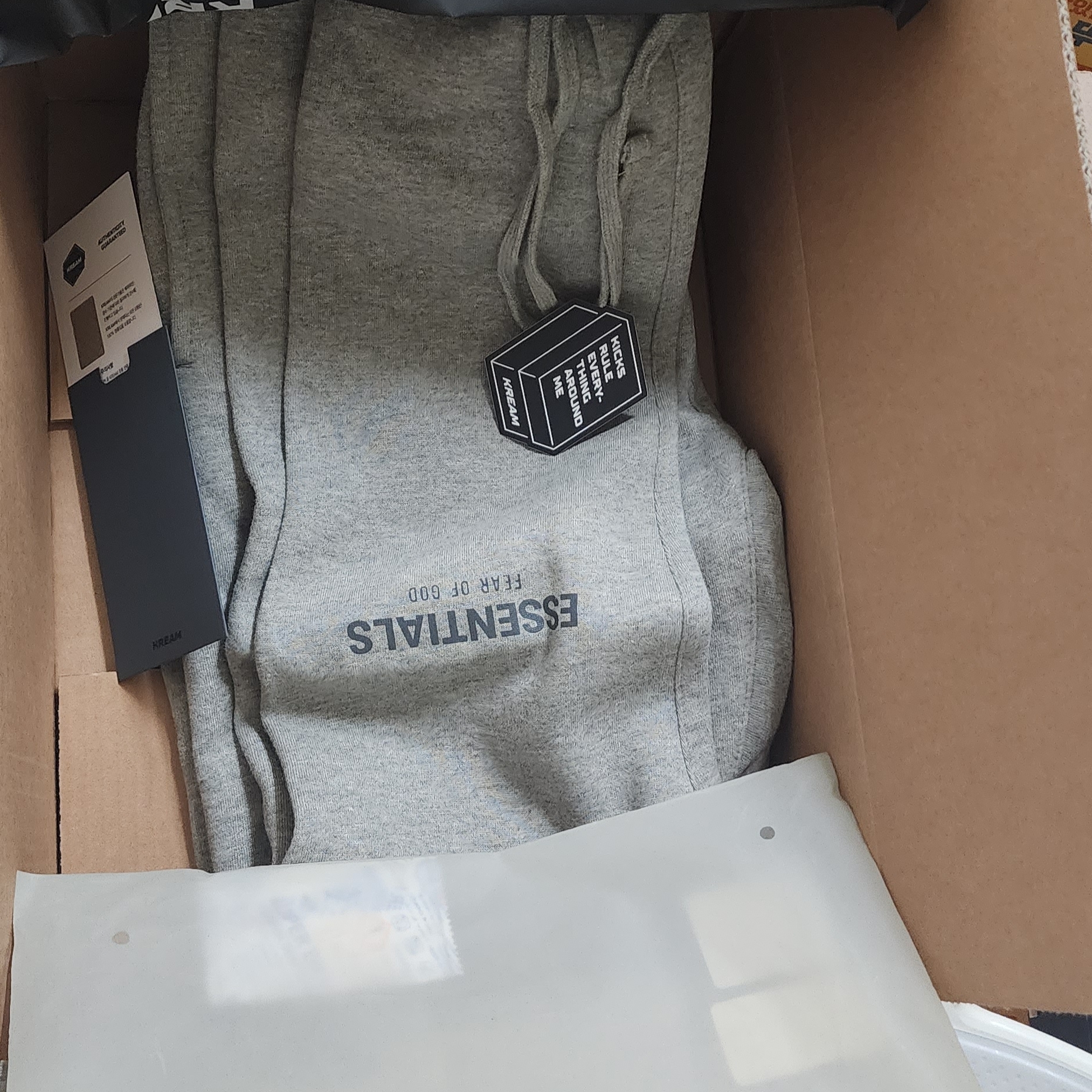 Essentials The Core Collection Hoodie Dark Oatmeal 착용 스타일