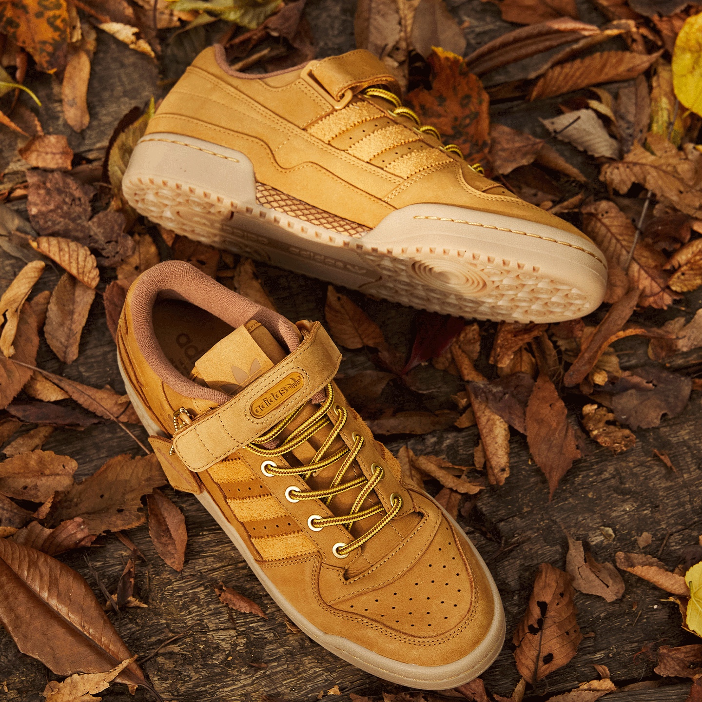 Adidas x Atmos Forum Low Mesa 착용 스타일 - 1
