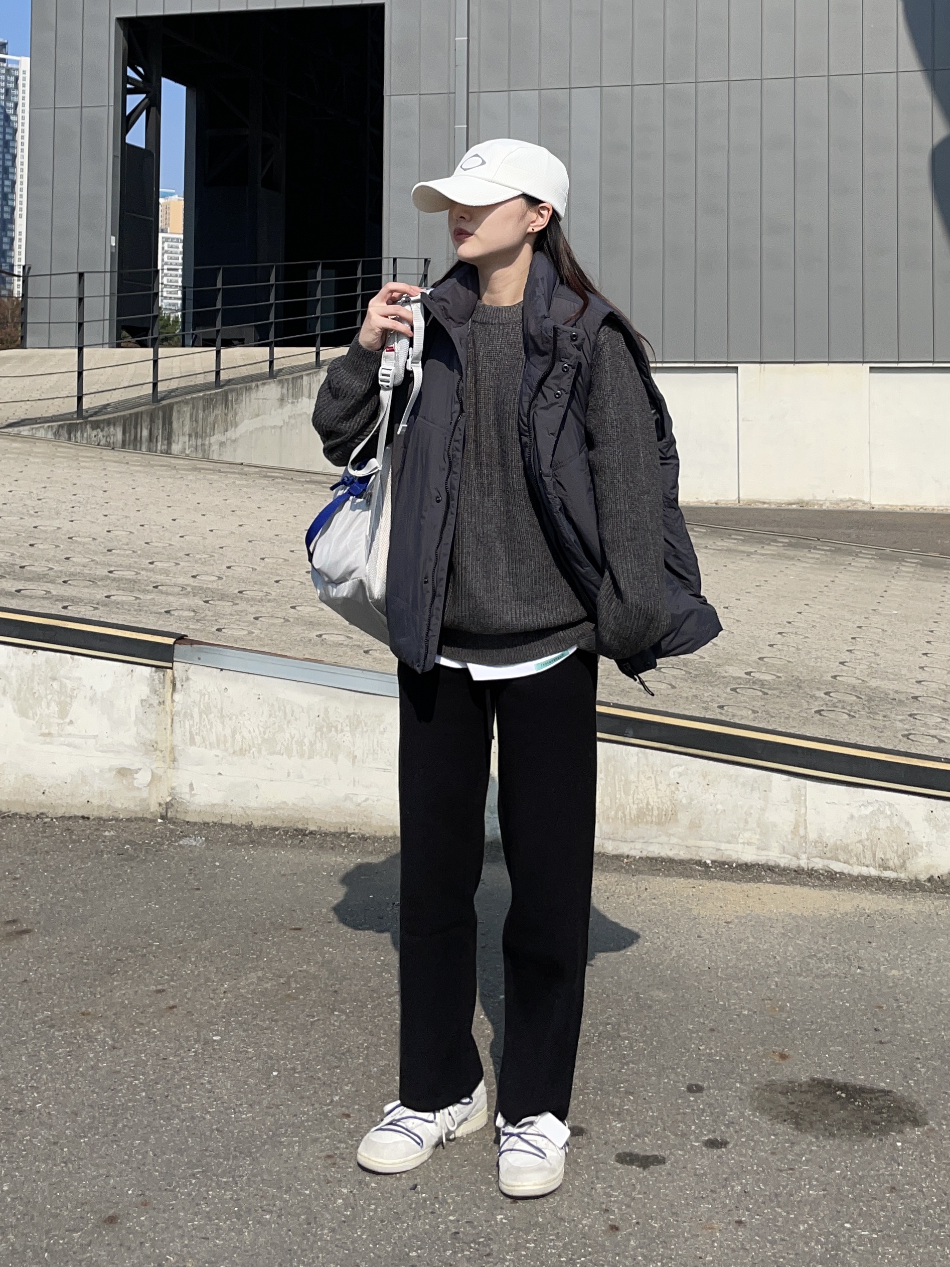 Nike x Off-White Dunk Low The 50 - Lot 18, Supreme Backpack Silver - 22SS 착용 스타일 - 3
