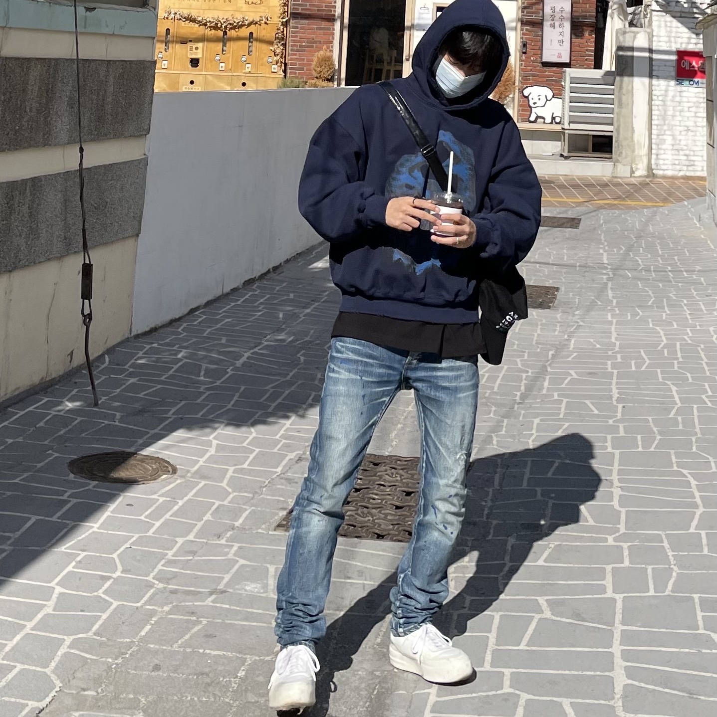 Undermycar Perdition Ophidian Hoodie After Midnight - 22FW 착용 스타일
