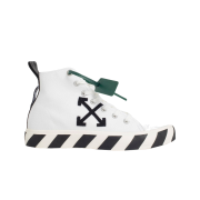 Off-White Arrow Mid Vulcanized Sneakers White Black - 22FW