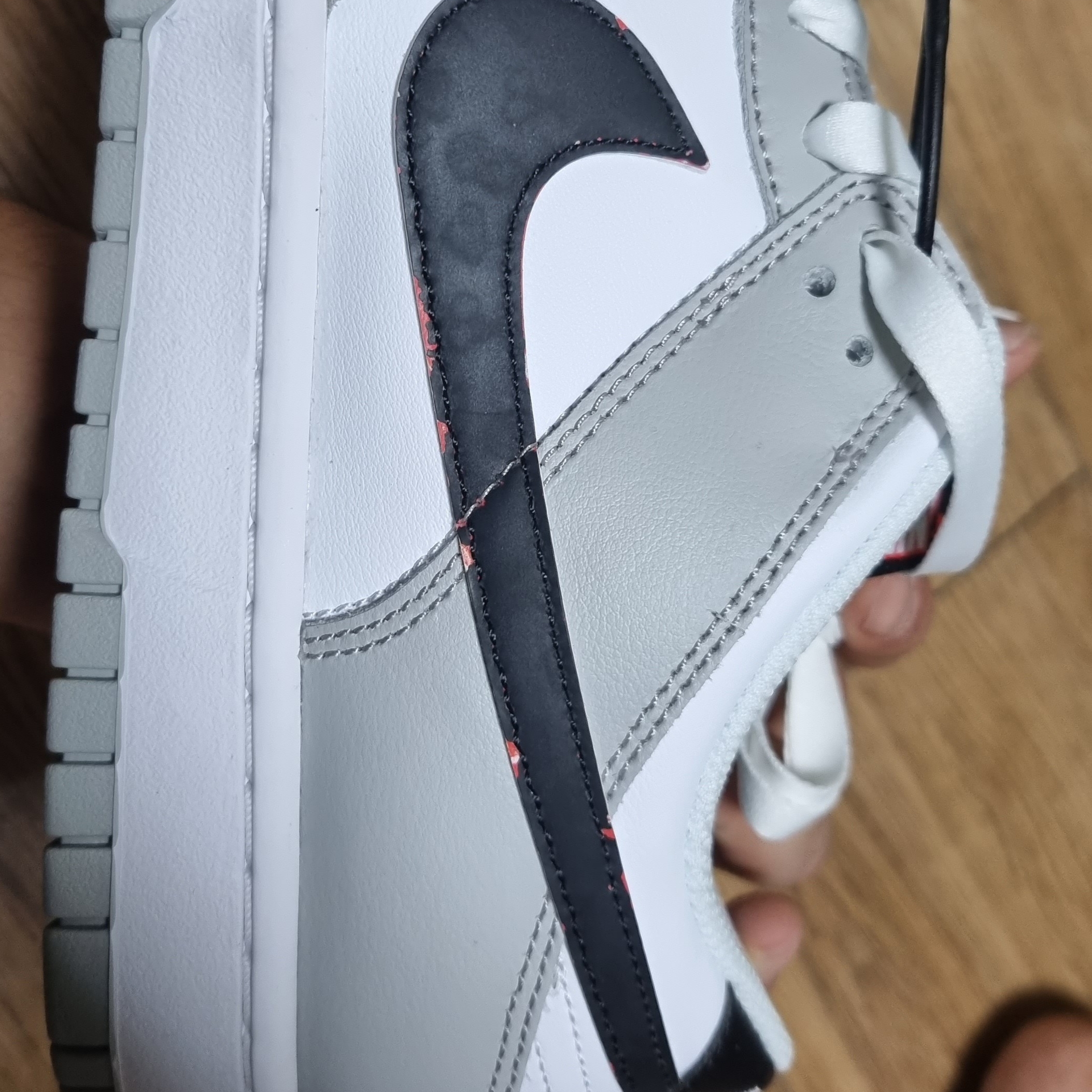 Nike Dunk Low Retro SE Jackpot Grey Fog 착용 스타일