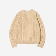 Nike Cable Knit LS Sweater Rattan - Asia