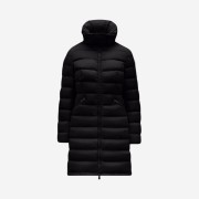 (W) Moncler Flammette Long Down Jacket Black - 22FW