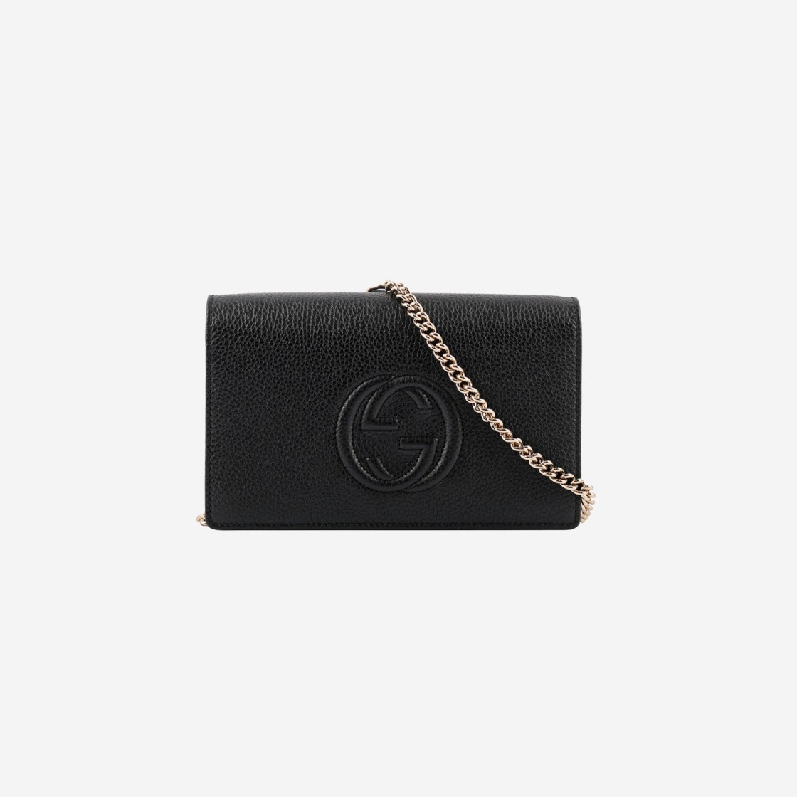 Gucci Soho Chain Wallet Black 상세 이미지 1