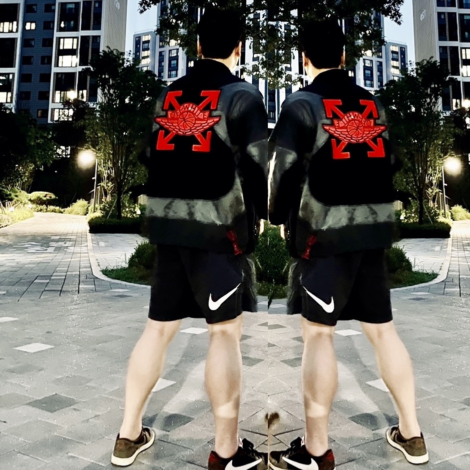Jordan 1 x Travis Scott Retro Low OG SP Mocha, Nike x Stussy Water Shorts Off Noir 착용 스타일