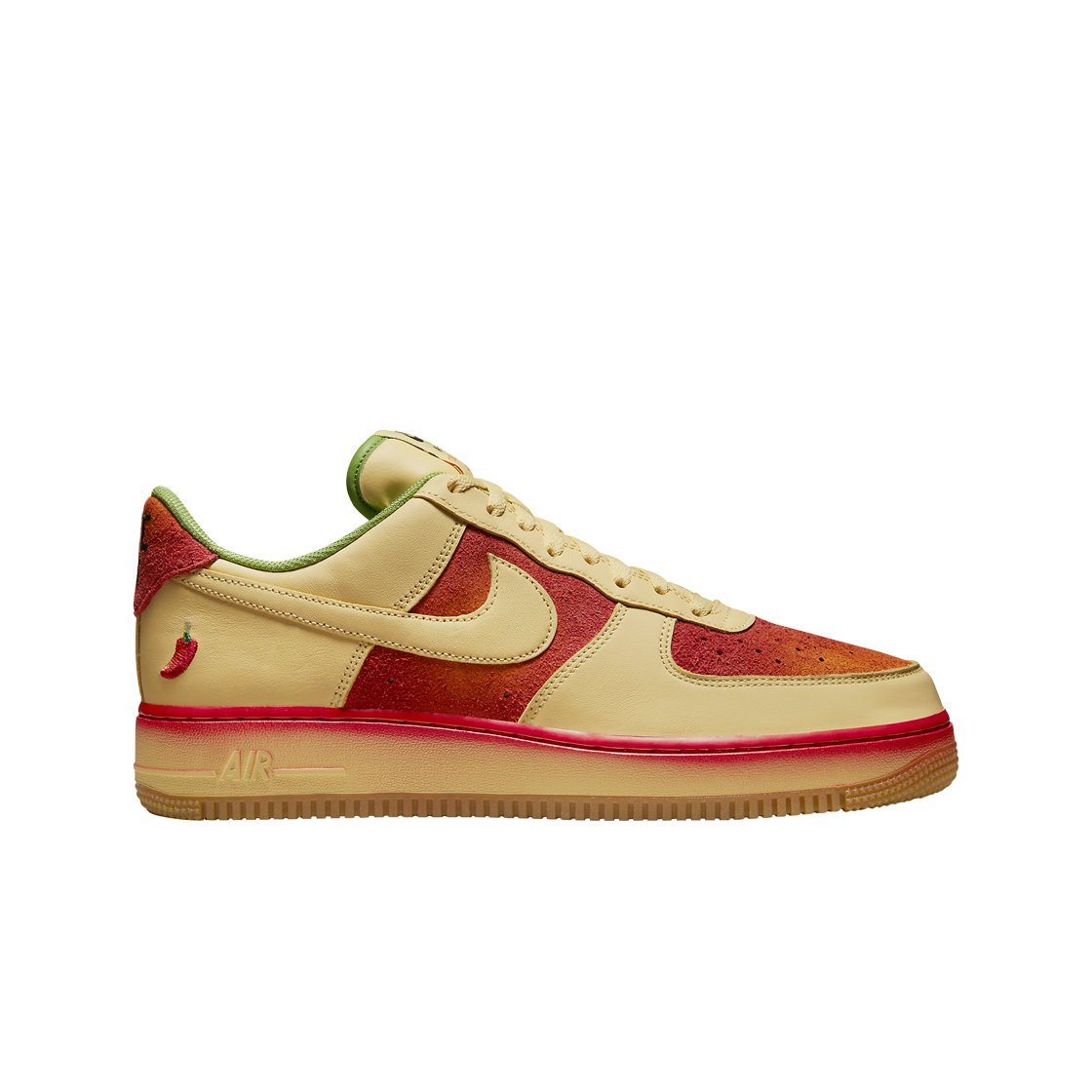 나이키 에어포스 1 '07 레몬 워시 유니버시티 레드(Nike Air Force 1 '07 Lemon Wash University Red)