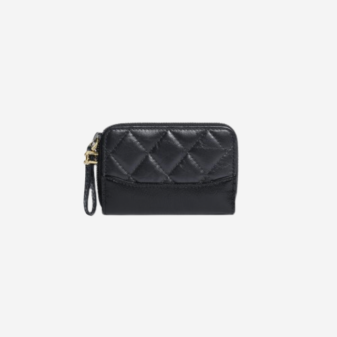 샤넬 지퍼 동전 지갑 빈티지 카프스킨 & 골드 실버 루테늄 메탈 블랙(Chanel Zipped Coin Purse Aged Calfskin & Gold Silver Ruthenium Black) - 1