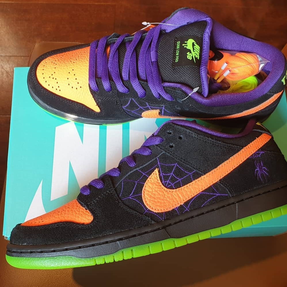 Nike SB Dunk Low Pro Night of Mischief Halloween 착용 스타일